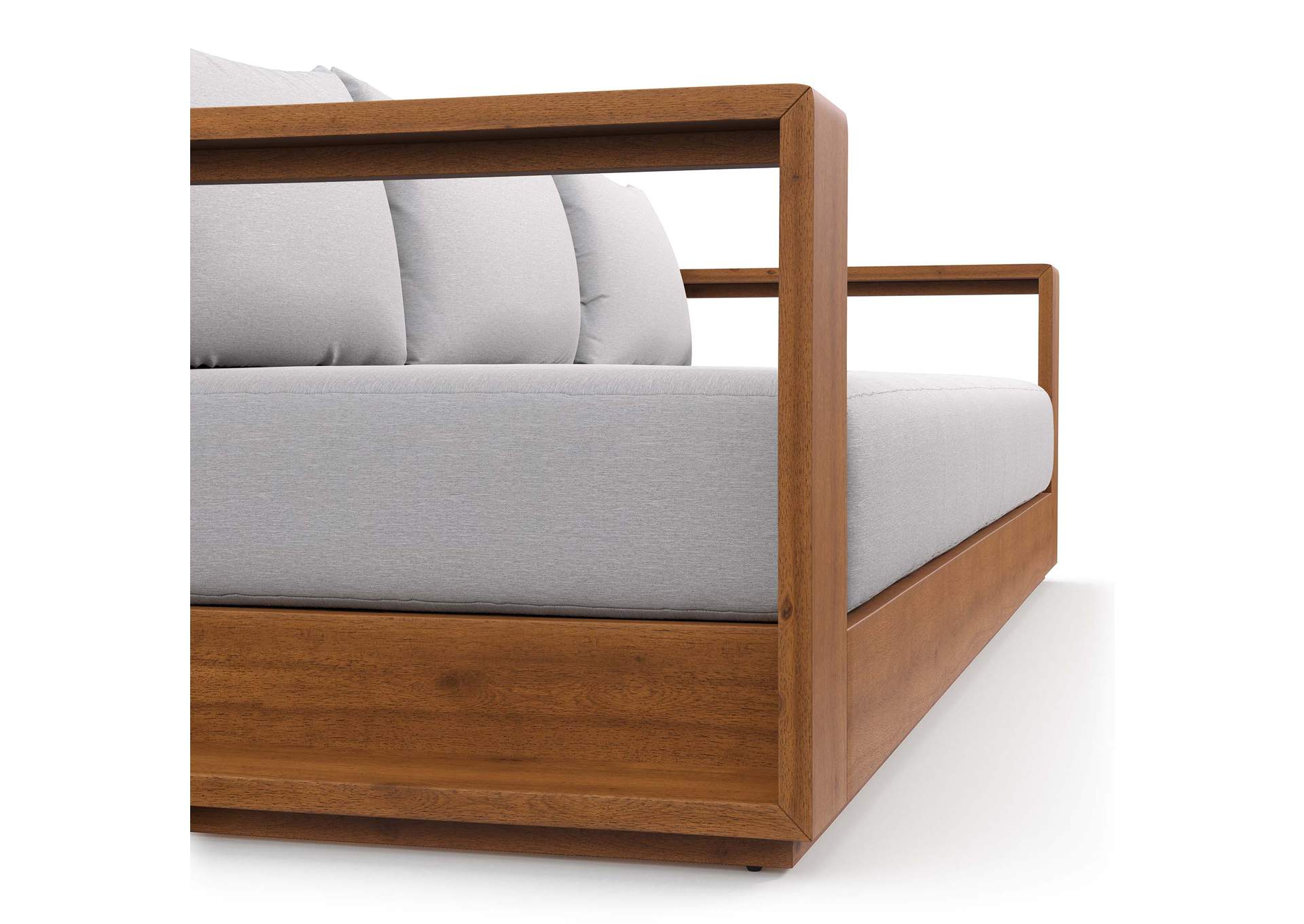 Tahoe Outdoor Patio Acacia Wood Sofa