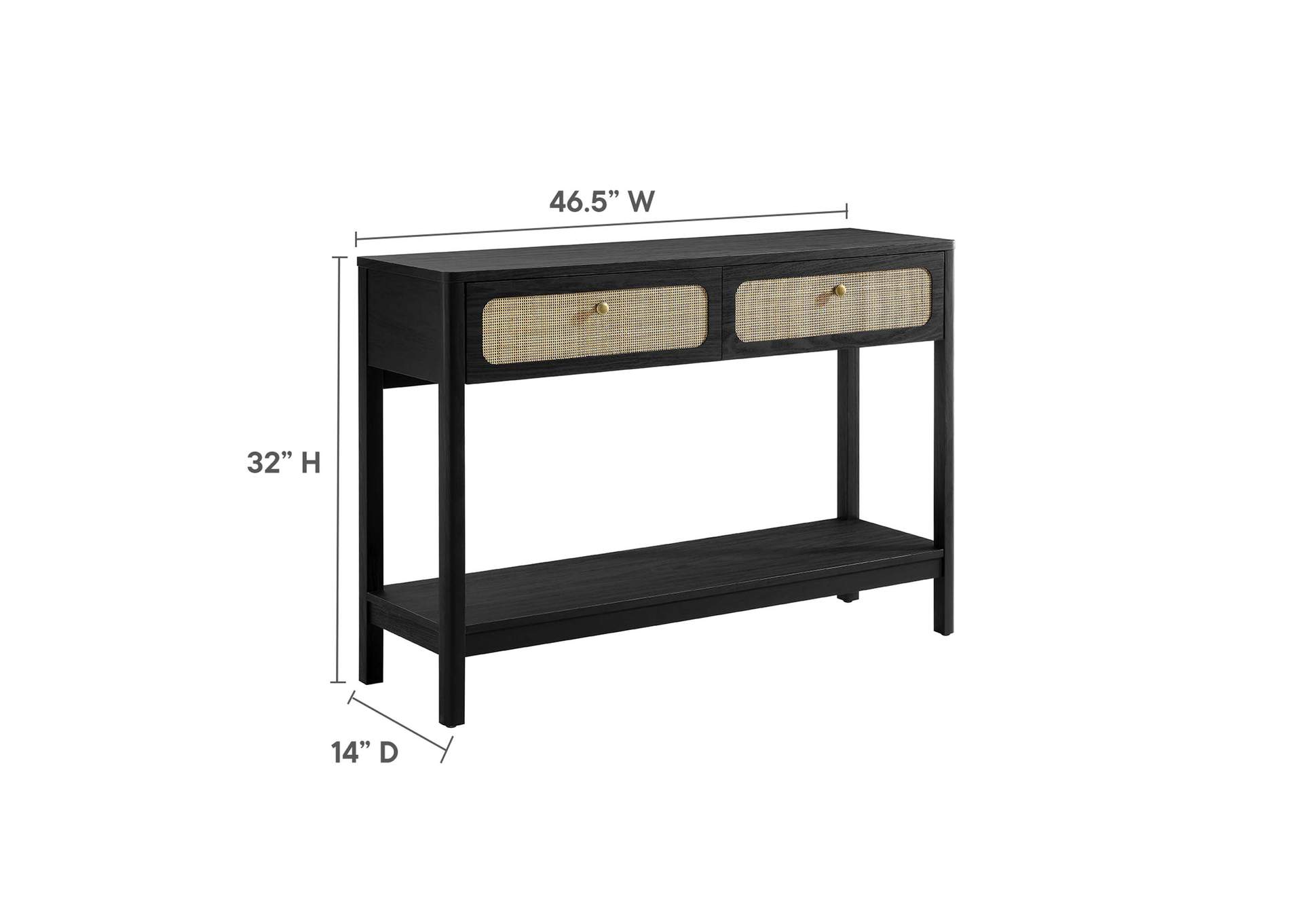 Chaucer Wood Entryway Console Table