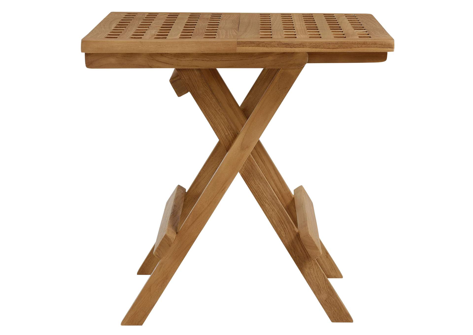 Vienna Outdoor Patio Teak Wood Side Table By Modway image 6