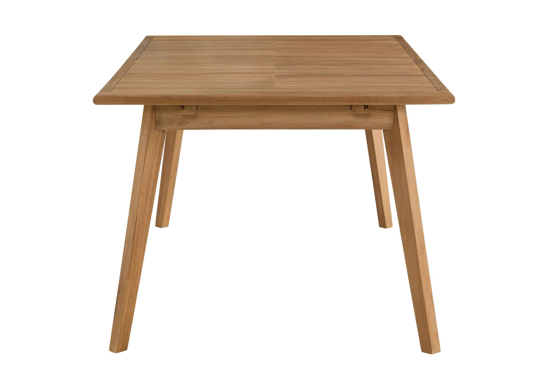 Vienna Outdoor Patio Teak Wood Extendable Dining Table By Modway image 5