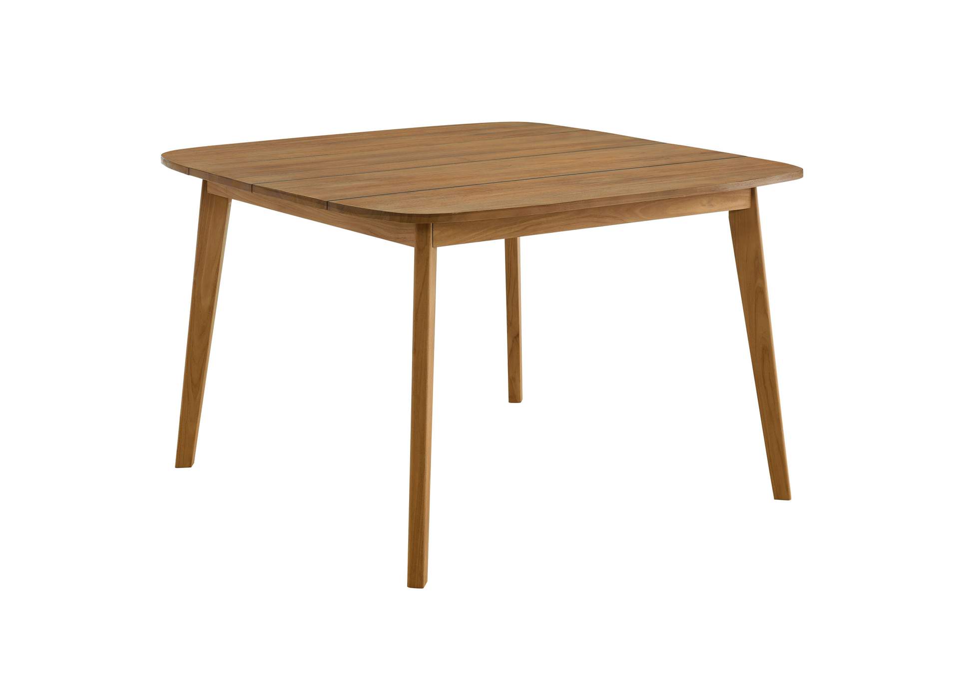 Vienna 46" Square Outdoor Patio Teak Wood Dining Table By Modway image 1