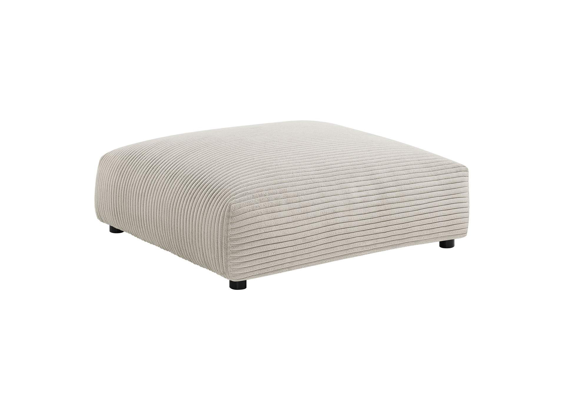 Solace Modular Corduroy Upholstered Ottoman By Modway image 1