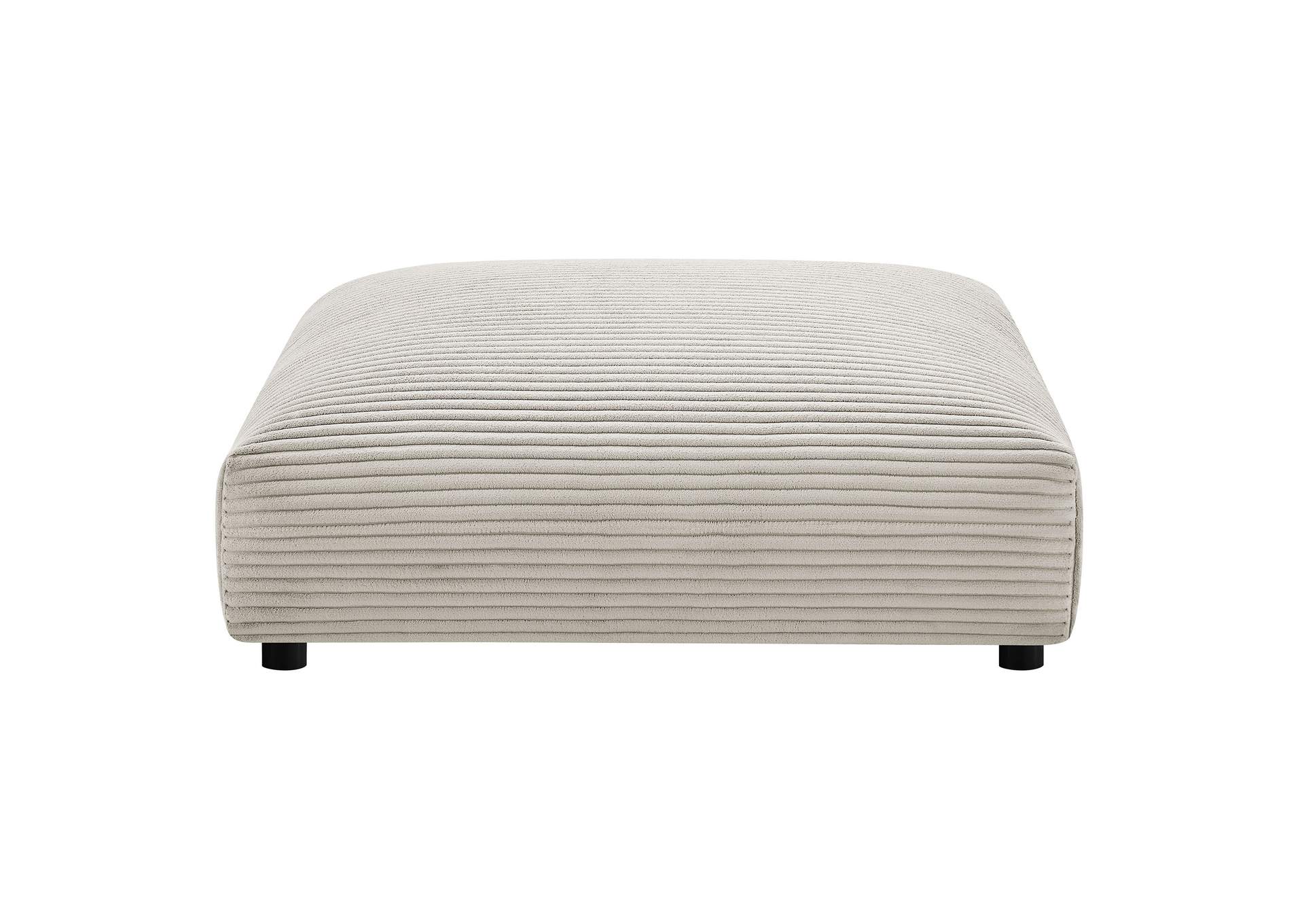 Solace Modular Corduroy Upholstered Ottoman By Modway image 5