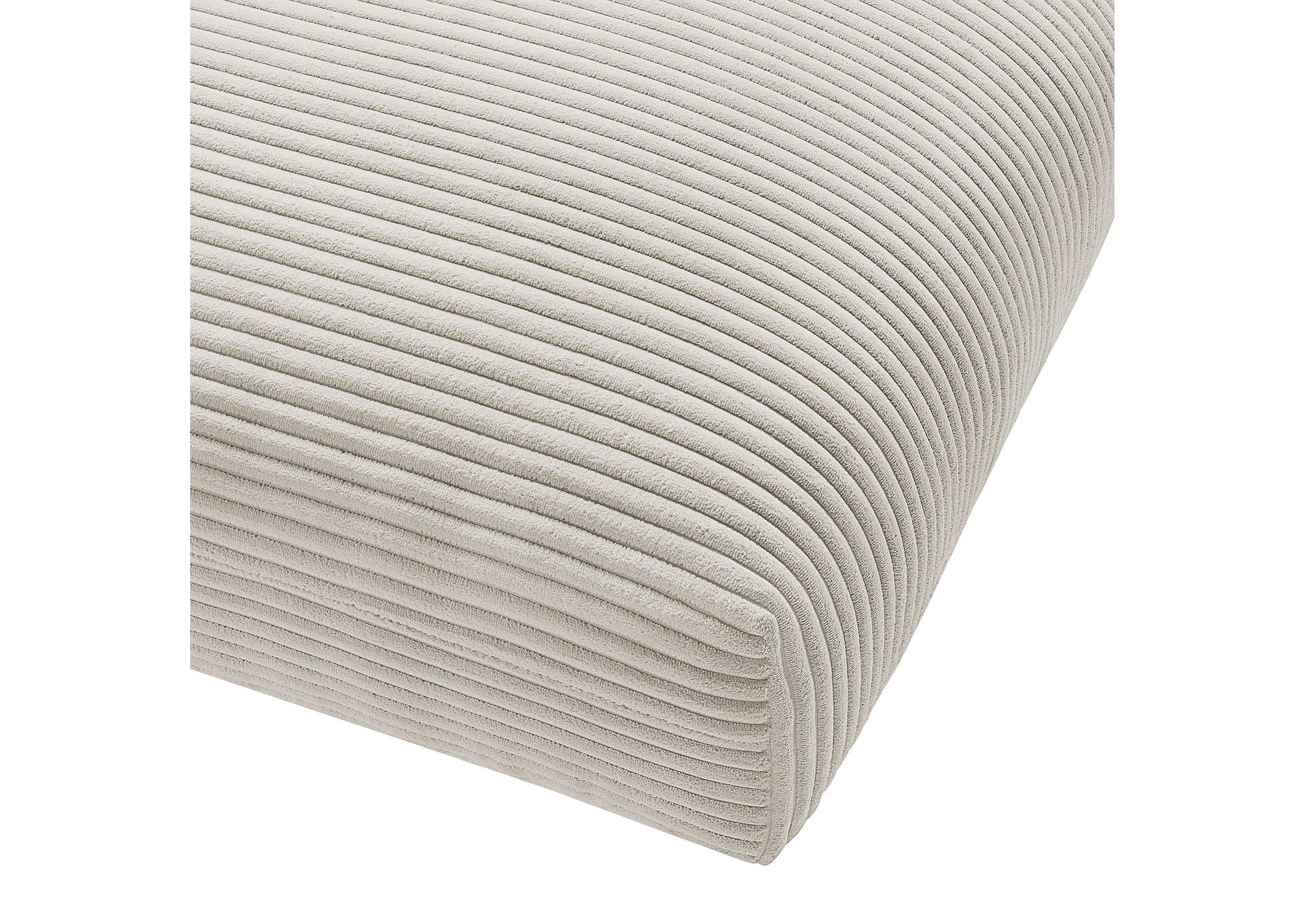 Solace Modular Corduroy Upholstered Ottoman By Modway image 6