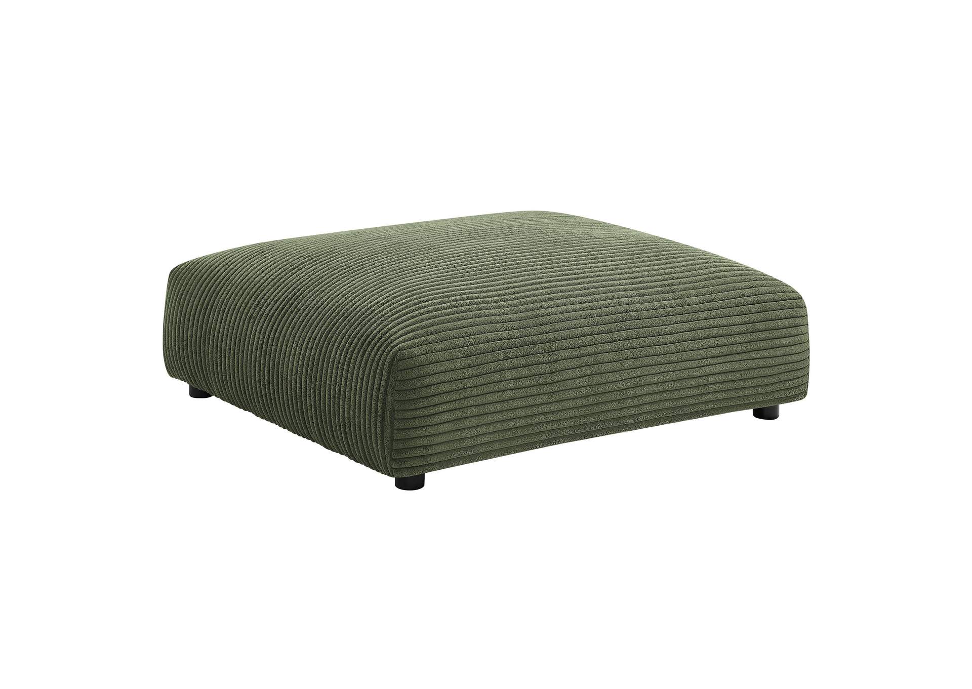 Solace Modular Corduroy Upholstered Ottoman By Modway image 1