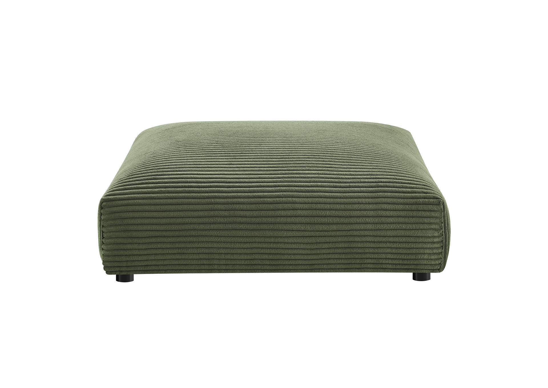 Solace Modular Corduroy Upholstered Ottoman By Modway image 5