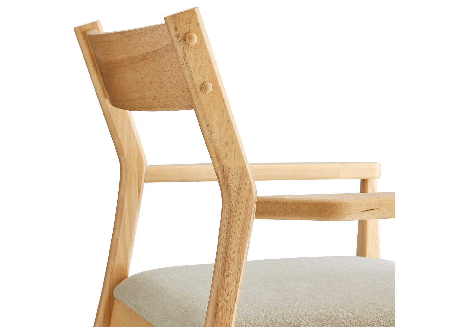 Solara Fabric Wood Dining Armchairs Set Of 2 By Modway image 9
