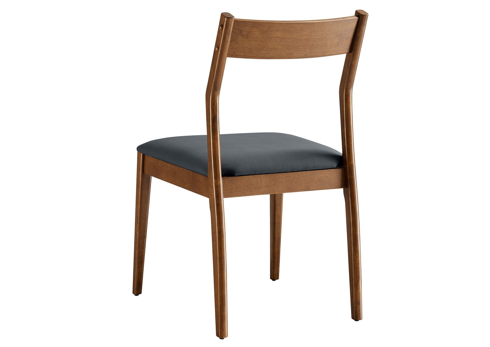Solara Vegan Leather Wood Dining Side Chairs Set Of 2 By Modway image 7