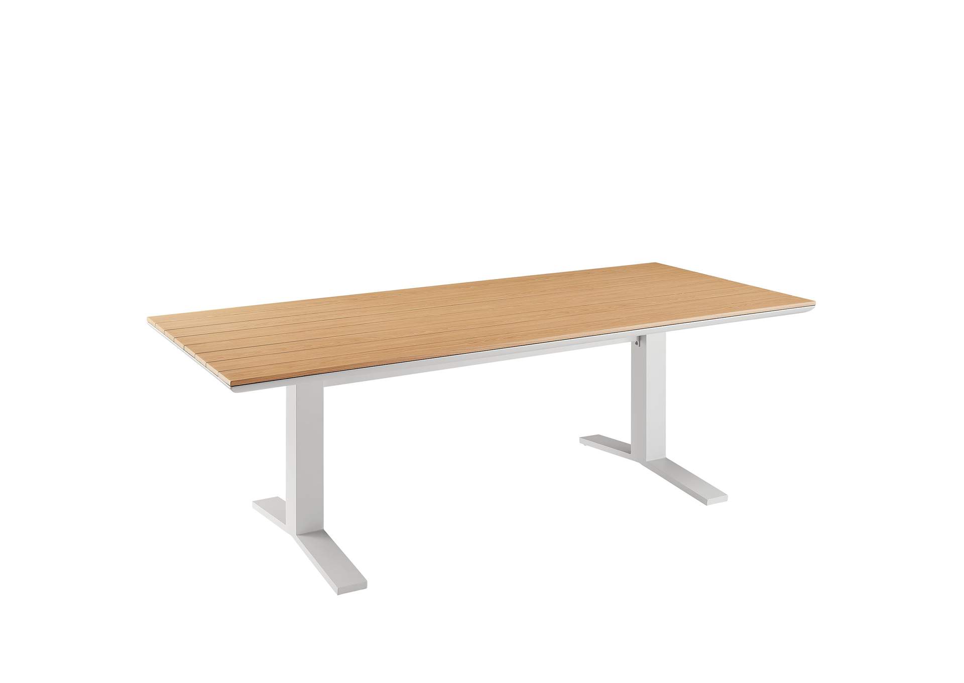 Gavelston 91" Outdoor Patio Aluminum Dining Table By Modway image 1