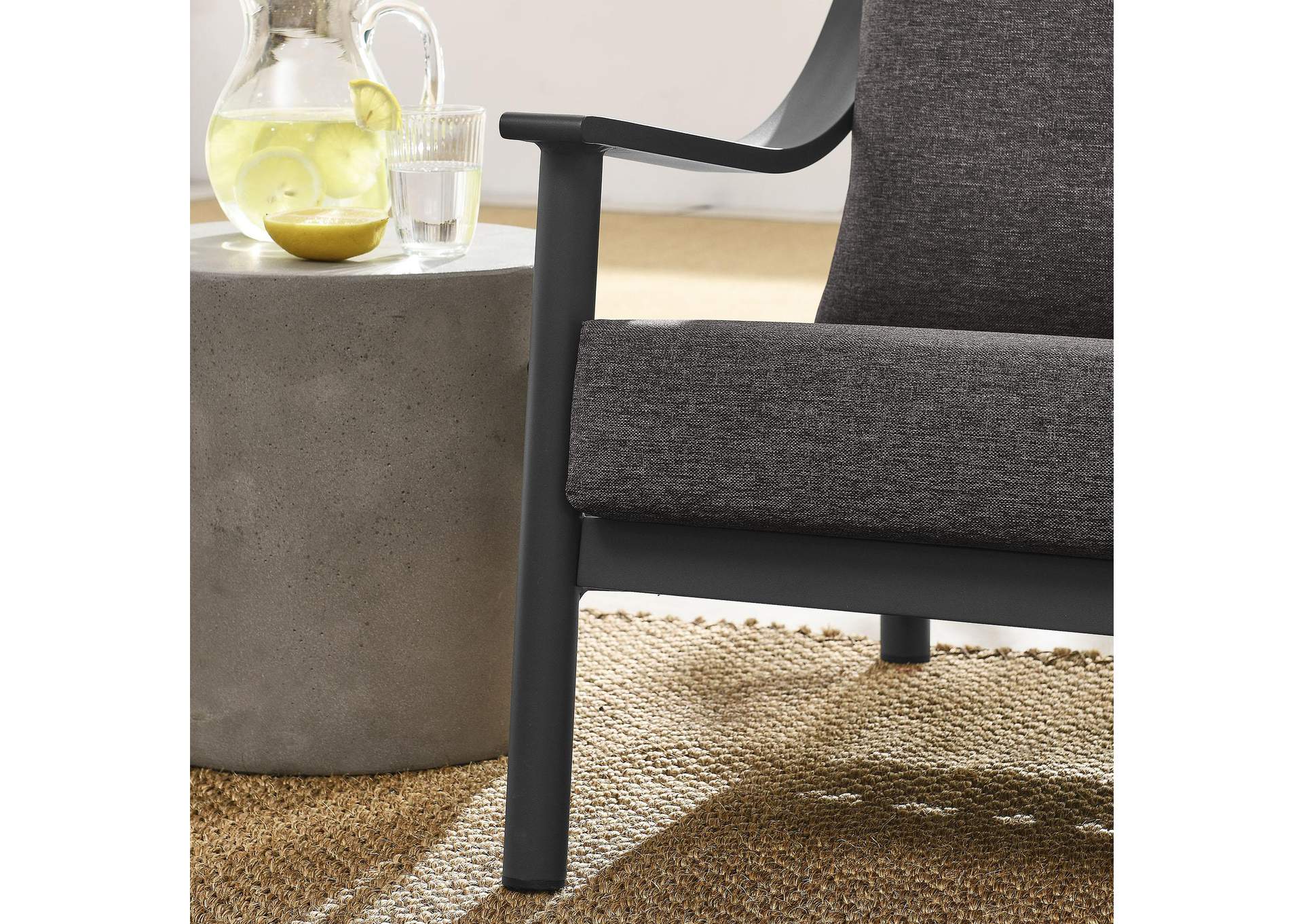 Terrace Outdoor Patio Aluminum Accent Armchair By Modway image 10