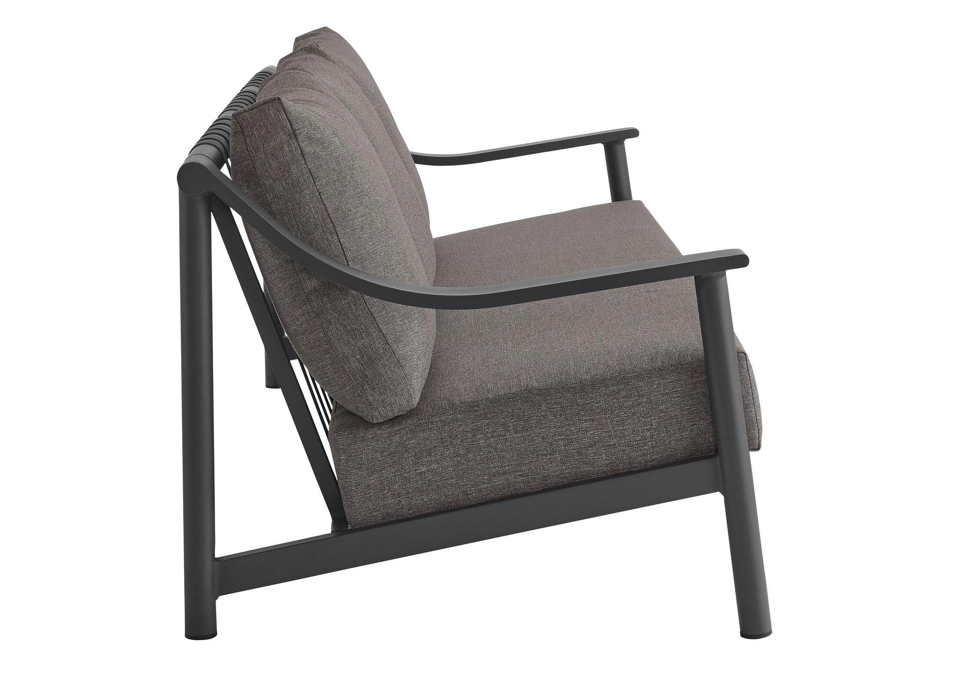 Terrace Outdoor Patio Aluminum Sofa By Modway image 5