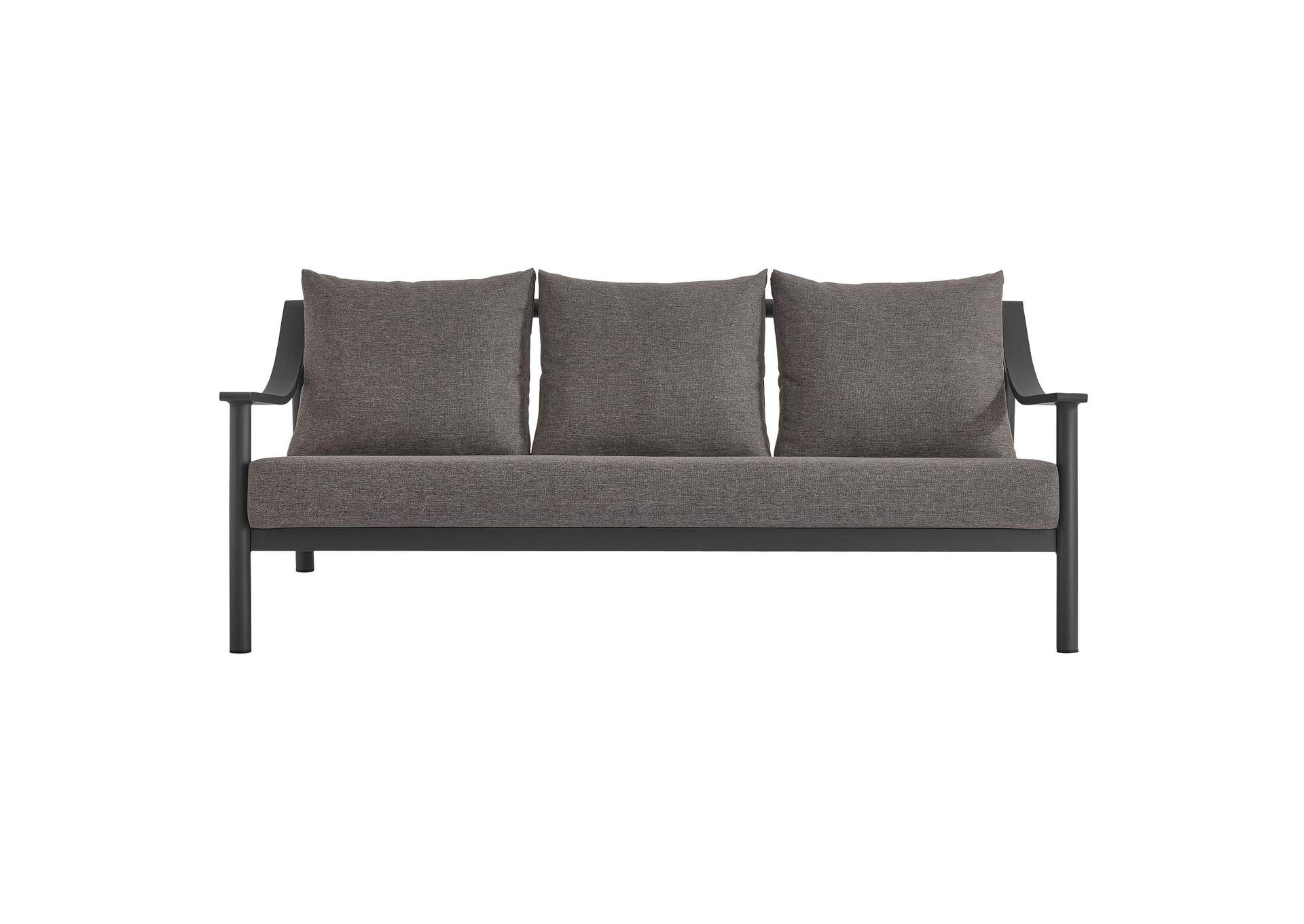 Terrace Outdoor Patio Aluminum Sofa By Modway image 7