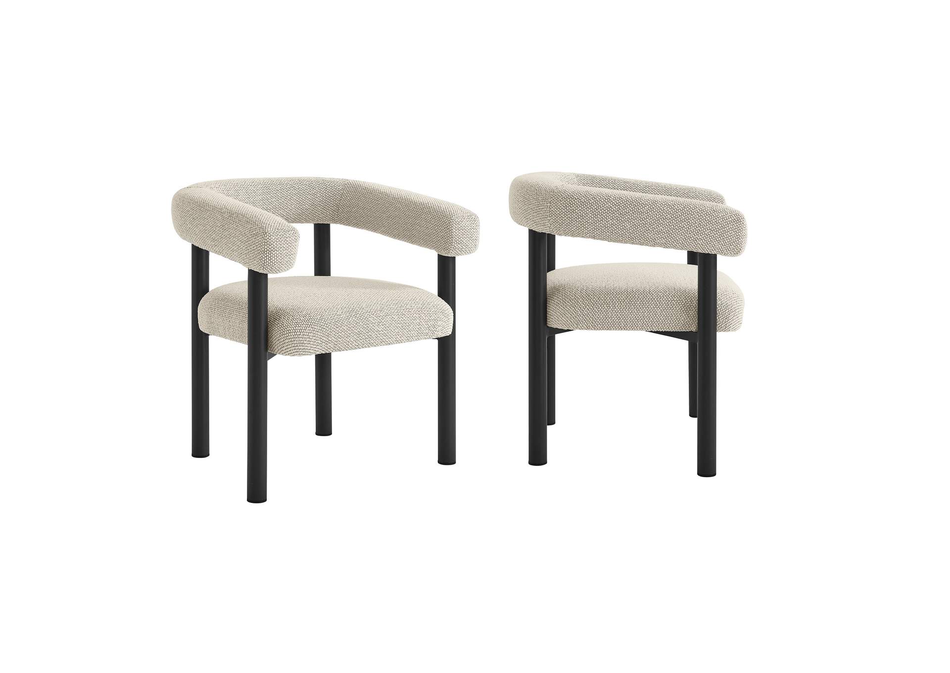Nautica Outdoor Patio Aluminum Dining Armchairs Set Of 2 By Modway image 1
