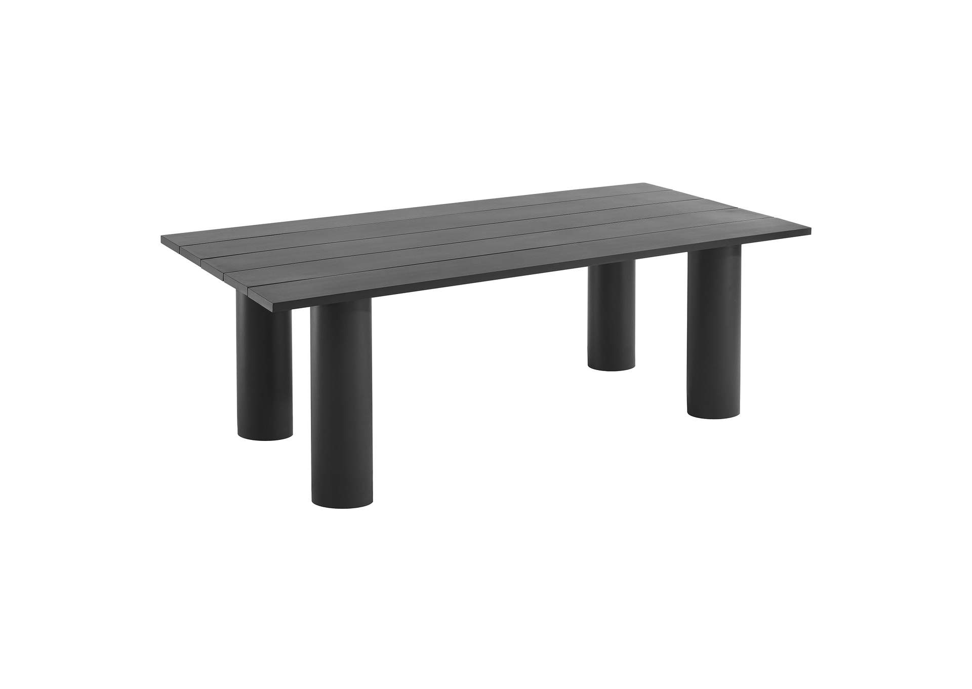 Nautica Outdoor Patio 87" Rectangular Aluminum Dining Table By Modway image 1
