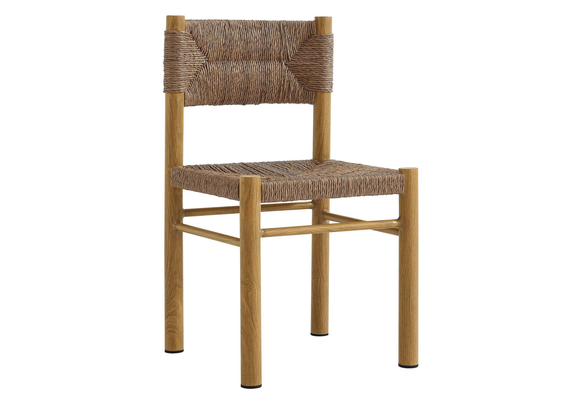 Parkland Outdoor Patio Rattan And Aluminum Dining Side Chairs Set Of 2 By Modway image 5