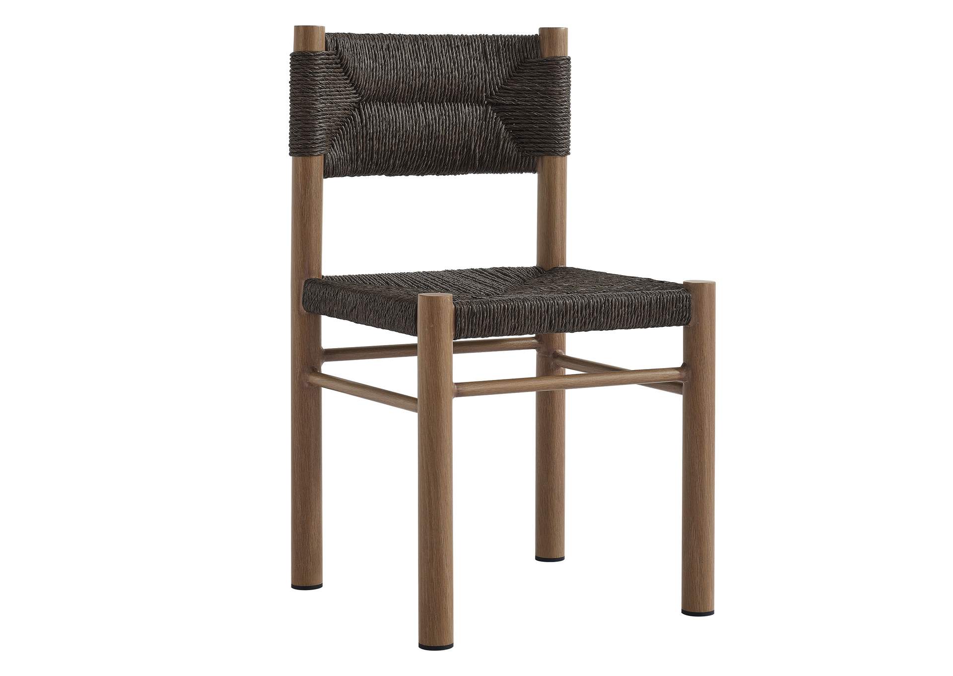 Parkland Outdoor Patio Rattan And Aluminum Dining Side Chairs Set Of 2 By Modway image 5