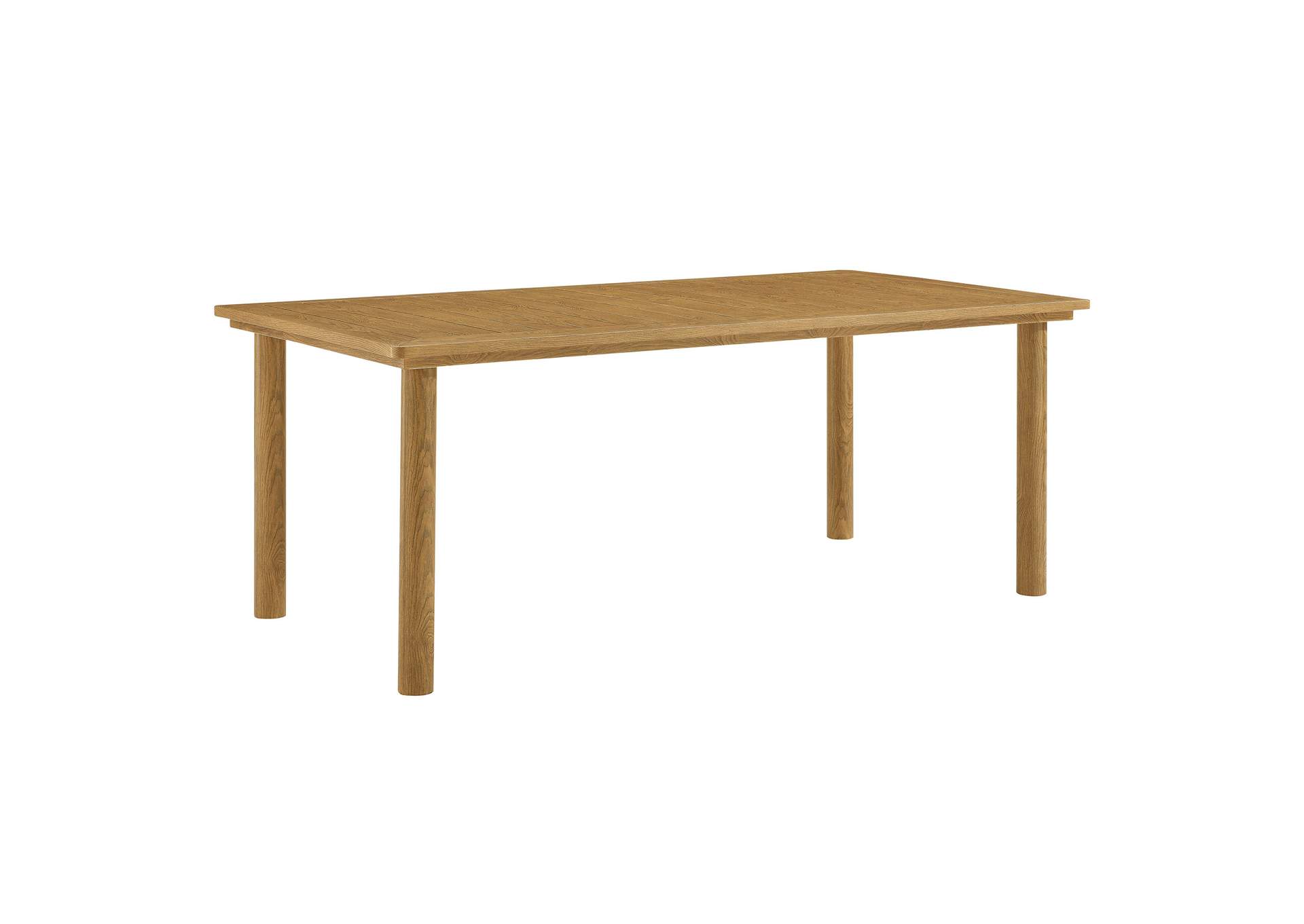Parkland 76" Outdoor Patio Aluminum Dining Table By Modway image 1
