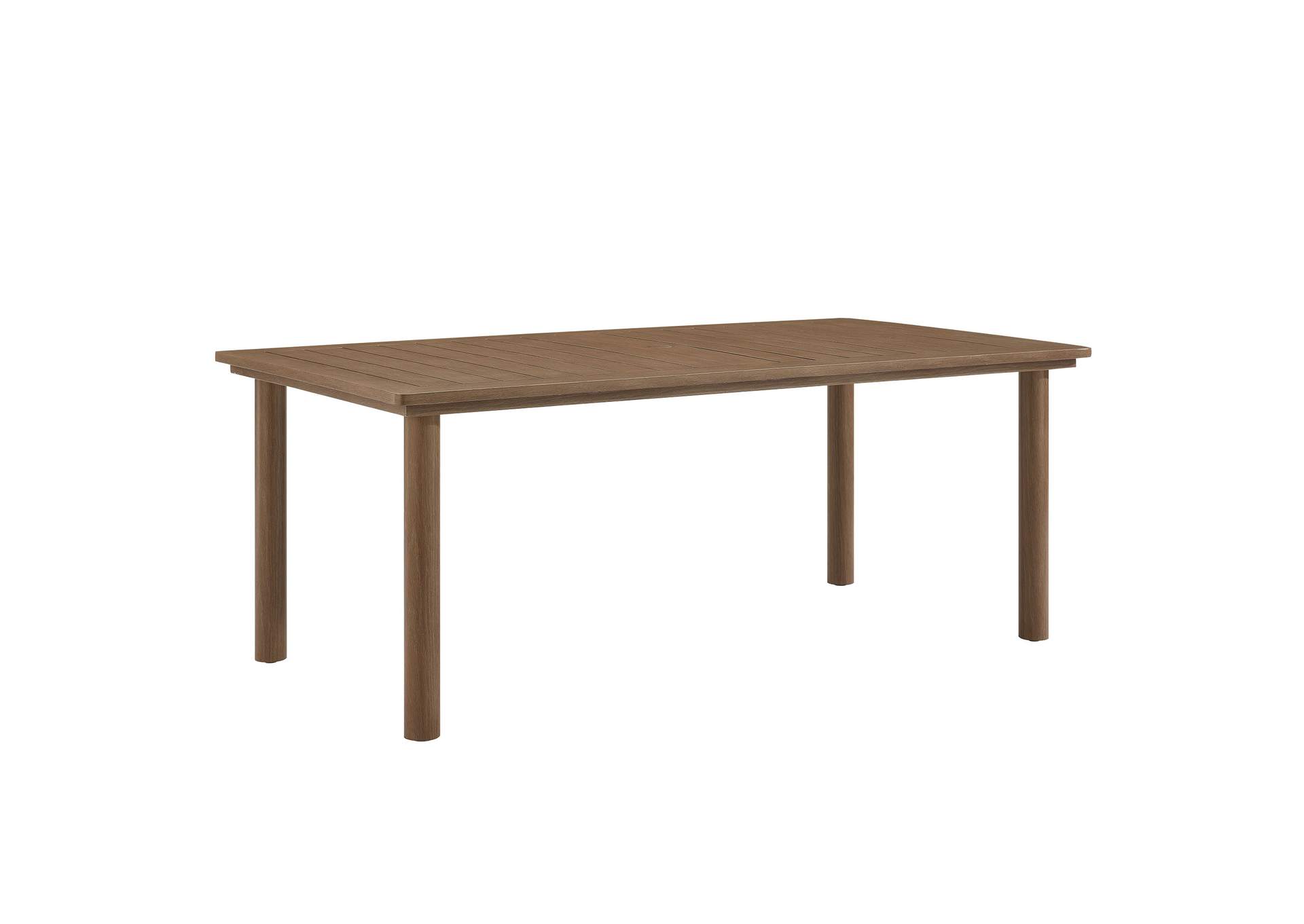 Parkland 76" Outdoor Patio Aluminum Dining Table By Modway image 1