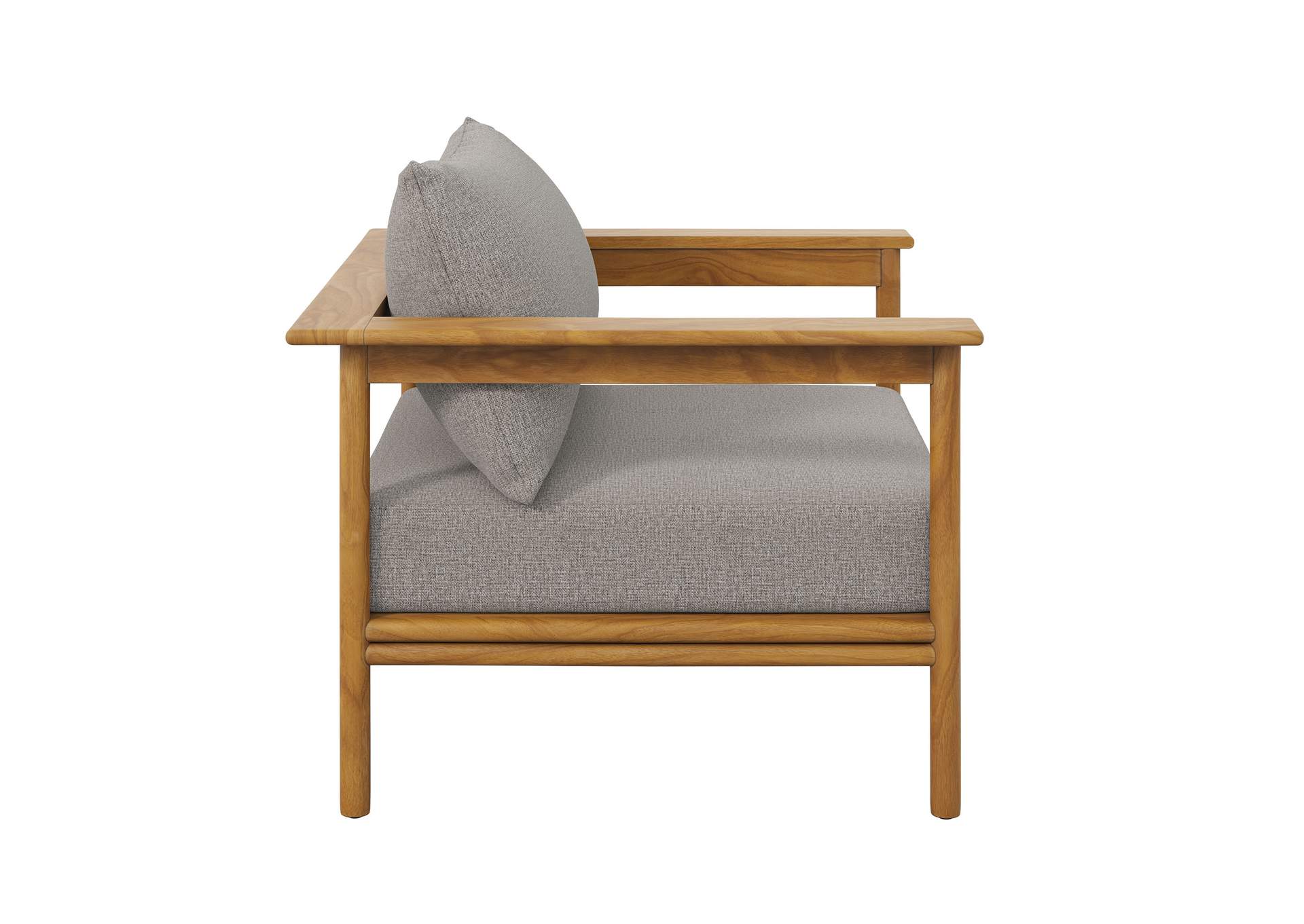 Wren Outdoor Patio Teak Wood Armchair By Modway image 5