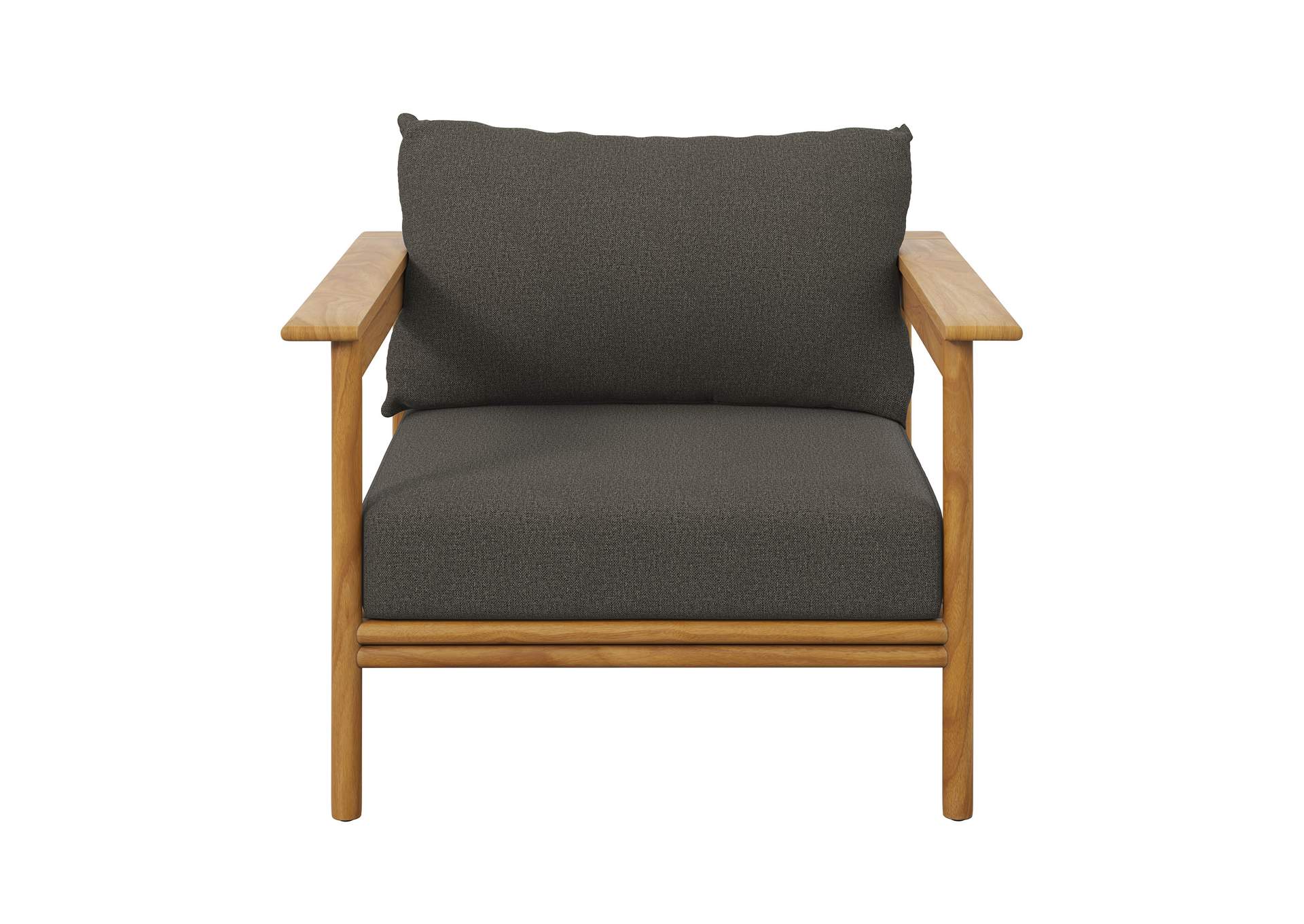 Wren Outdoor Patio Teak Wood Armchair By Modway image 7