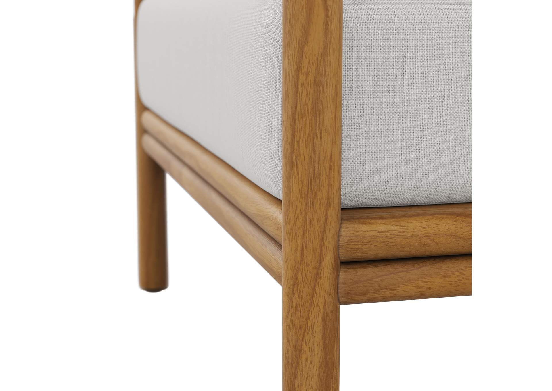 Wren Outdoor Patio Teak Wood Armchair By Modway image 8