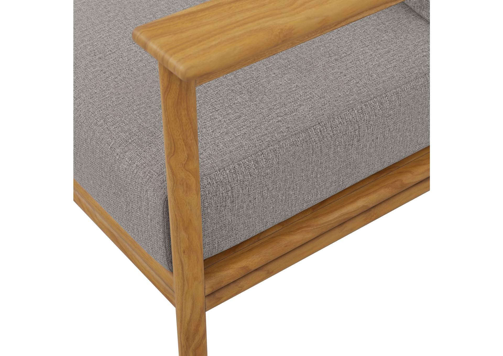Wren Outdoor Patio Teak Wood Sofa By Modway image 8