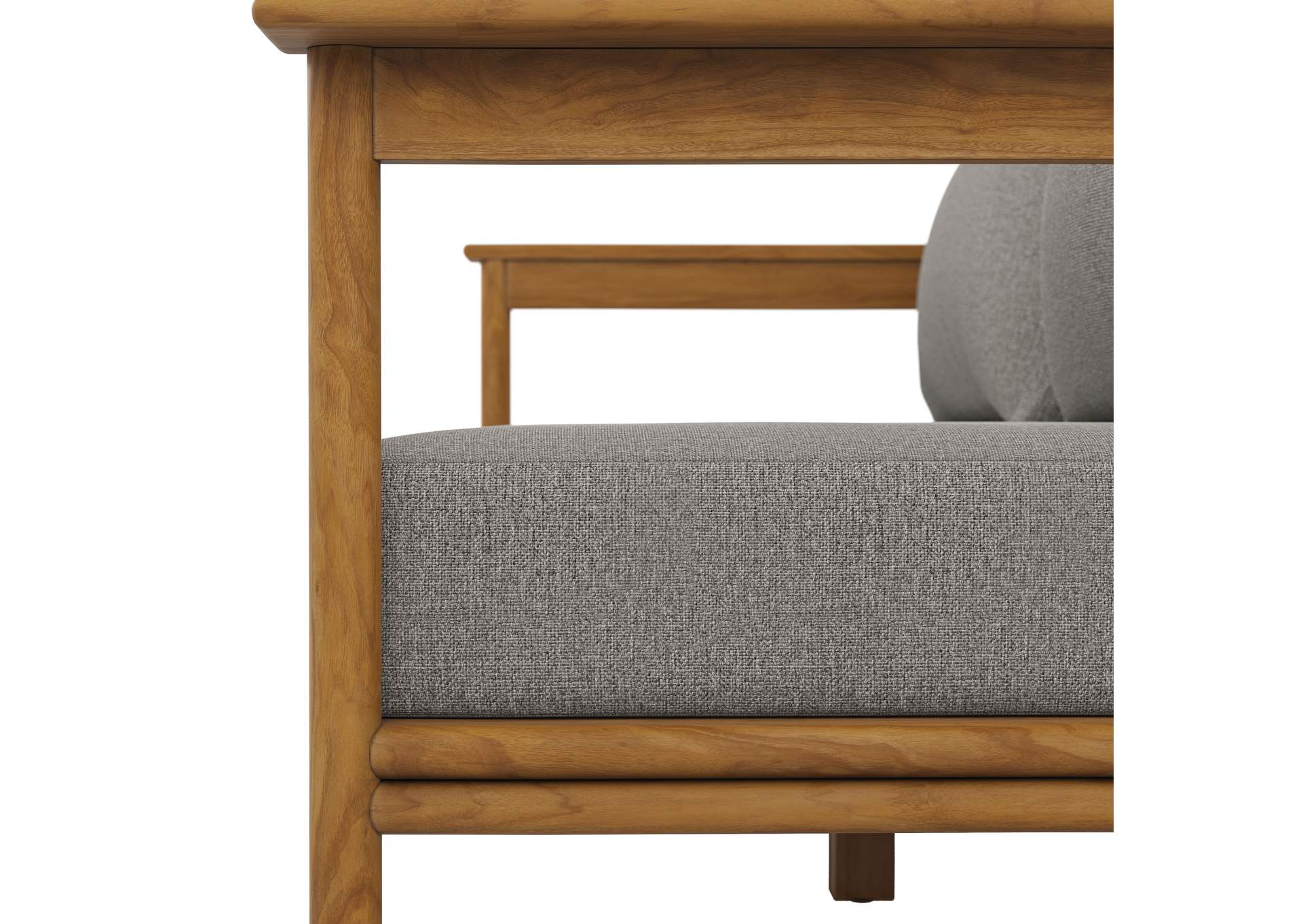 Wren Outdoor Patio Teak Wood Sofa By Modway image 9