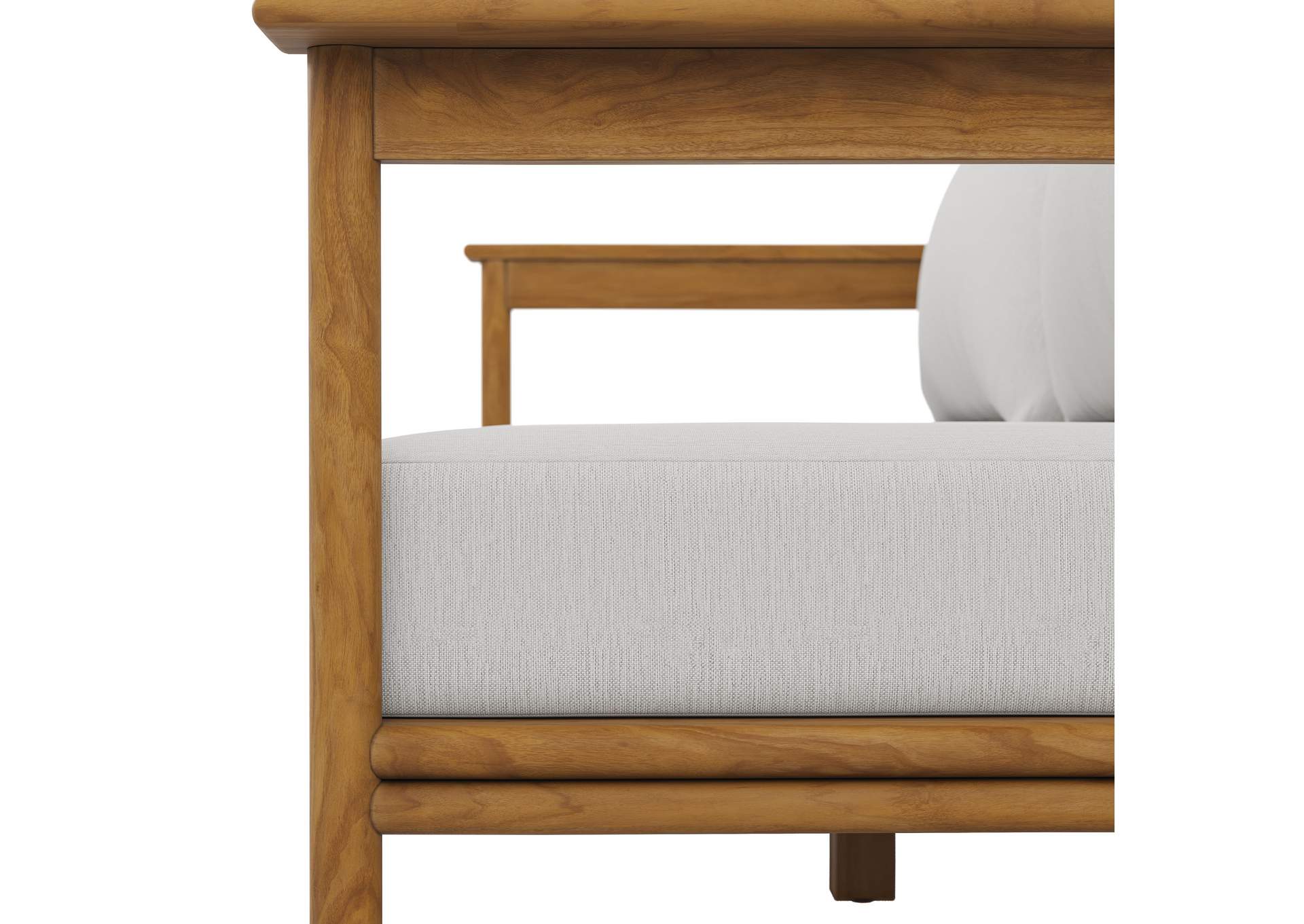 Wren Outdoor Patio Teak Wood Sofa By Modway image 9