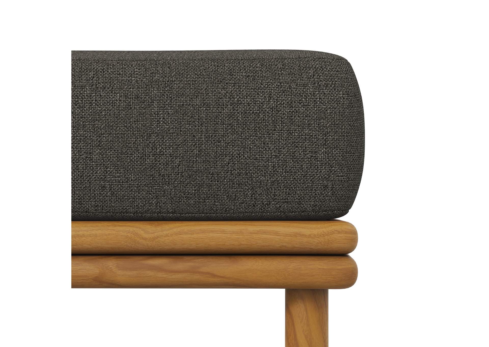 Wren Outdoor Patio Teak Wood Ottoman By Modway image 9