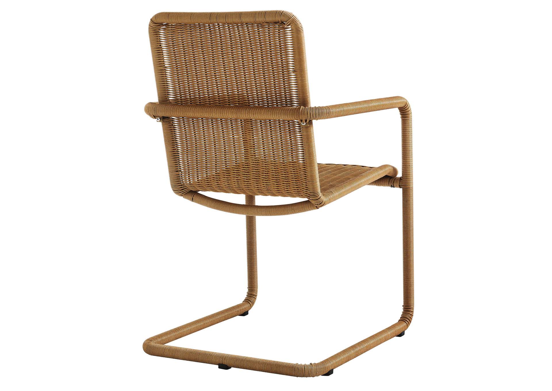 Abacus Outdoor Patio Wicker Dining Chairs Set Of 2 By Modway image 7
