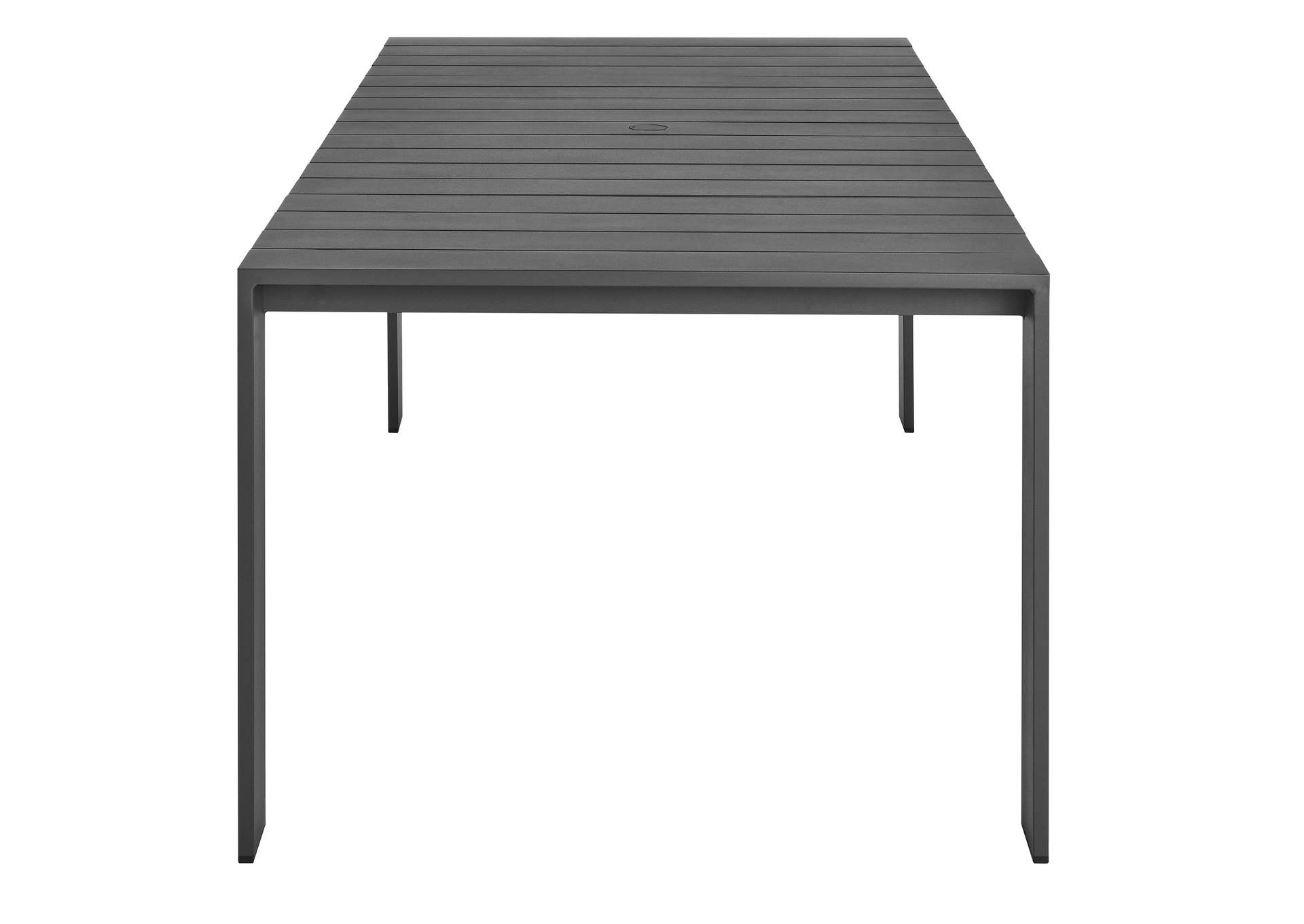 Tahoe Rectangular Outdoor Patio Aluminum Dining Table By Modway image 5