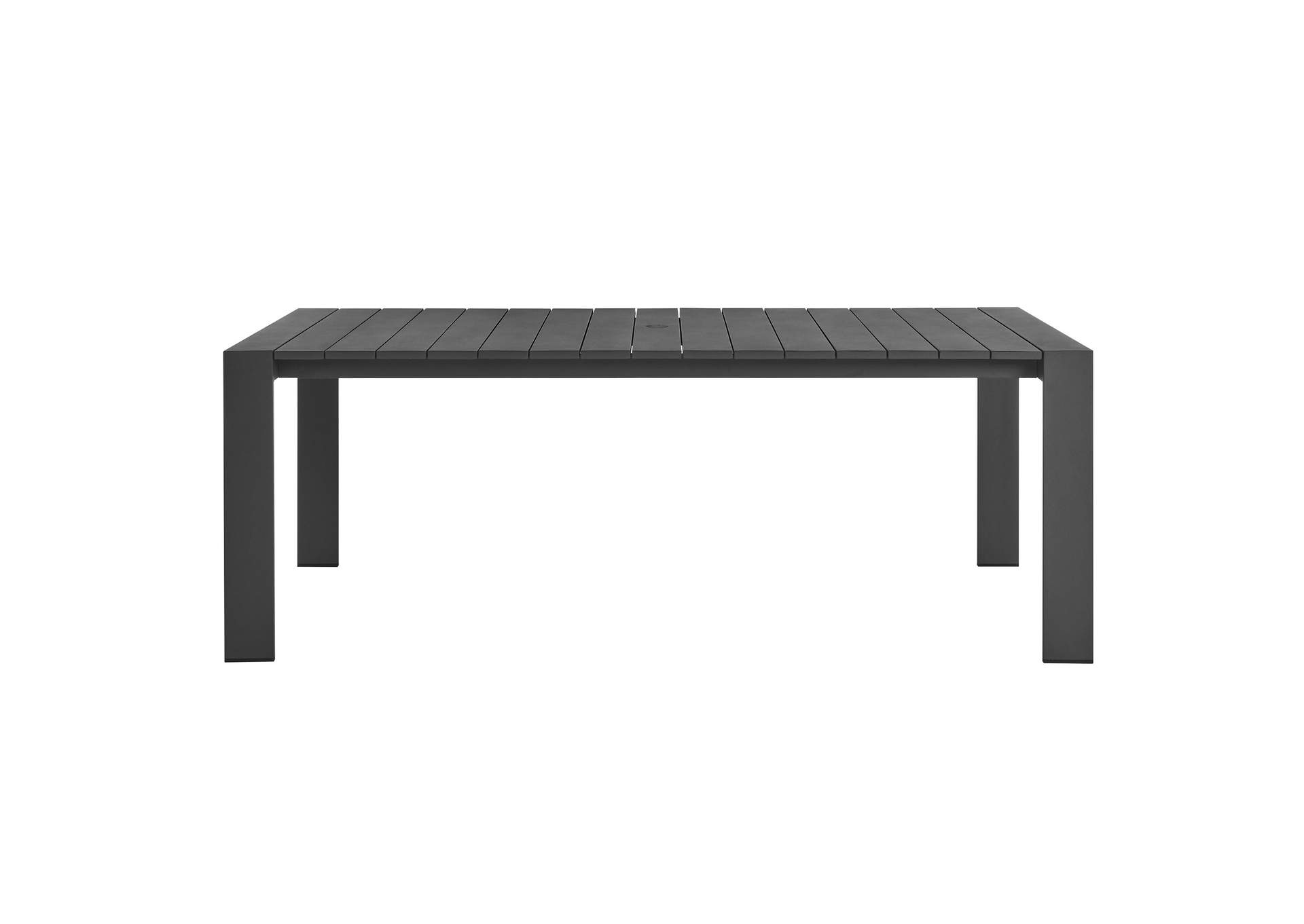 Tahoe Rectangular Outdoor Patio Aluminum Dining Table By Modway image 6
