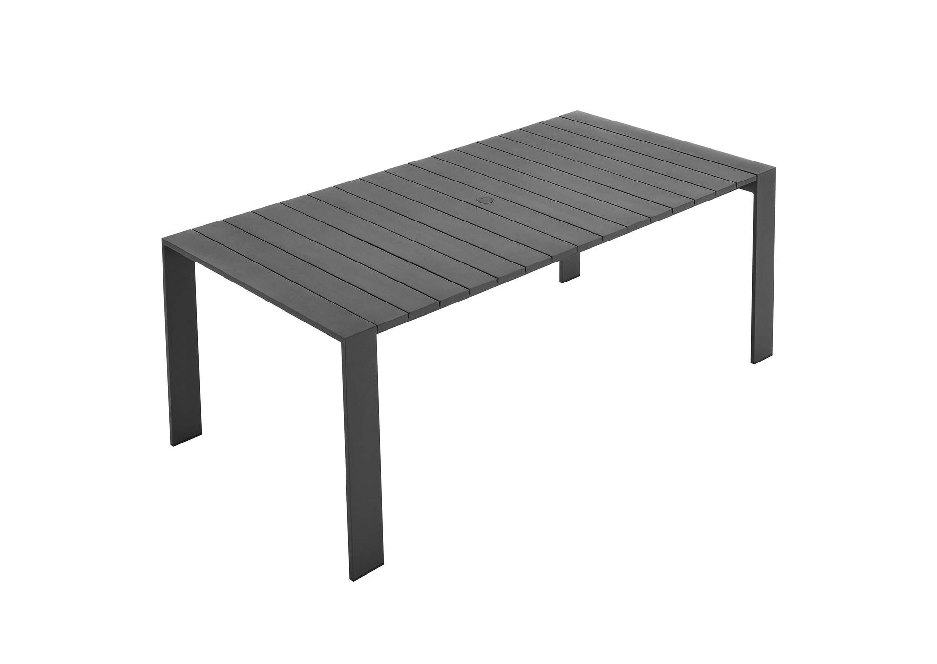 Tahoe Rectangular Outdoor Patio Aluminum Dining Table By Modway image 7