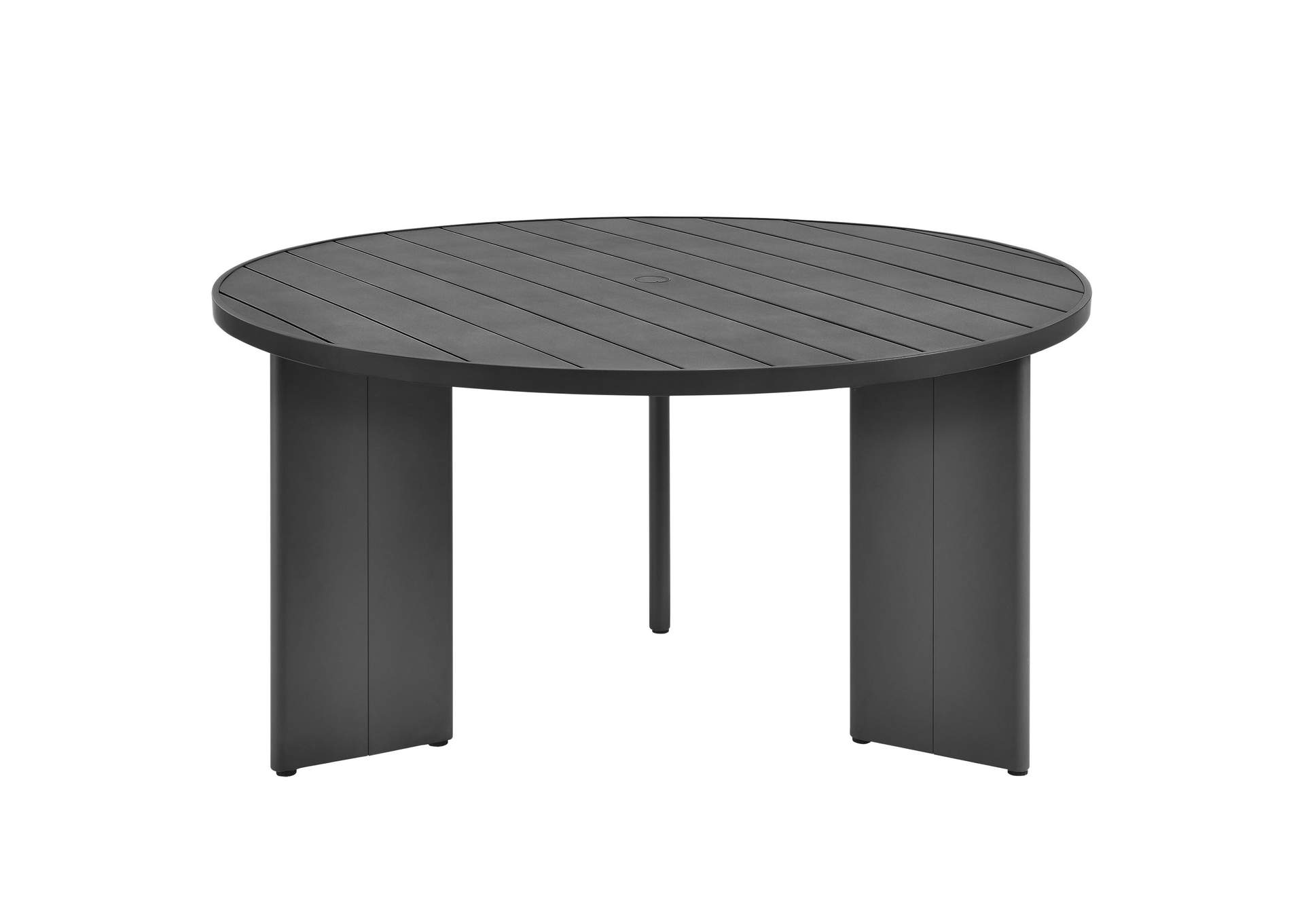 Tahoe Round Outdoor Patio Aluminum Dining Table By Modway image 1