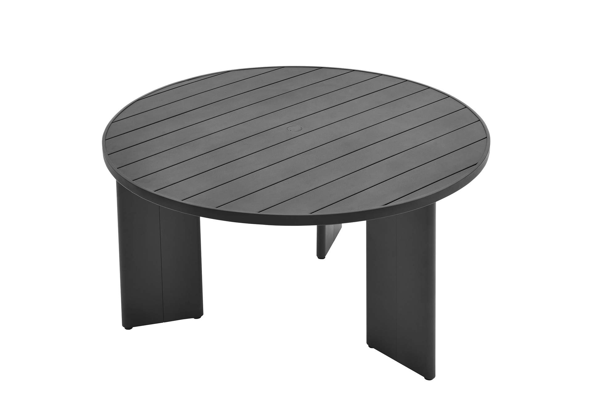 Tahoe Round Outdoor Patio Aluminum Dining Table By Modway image 5