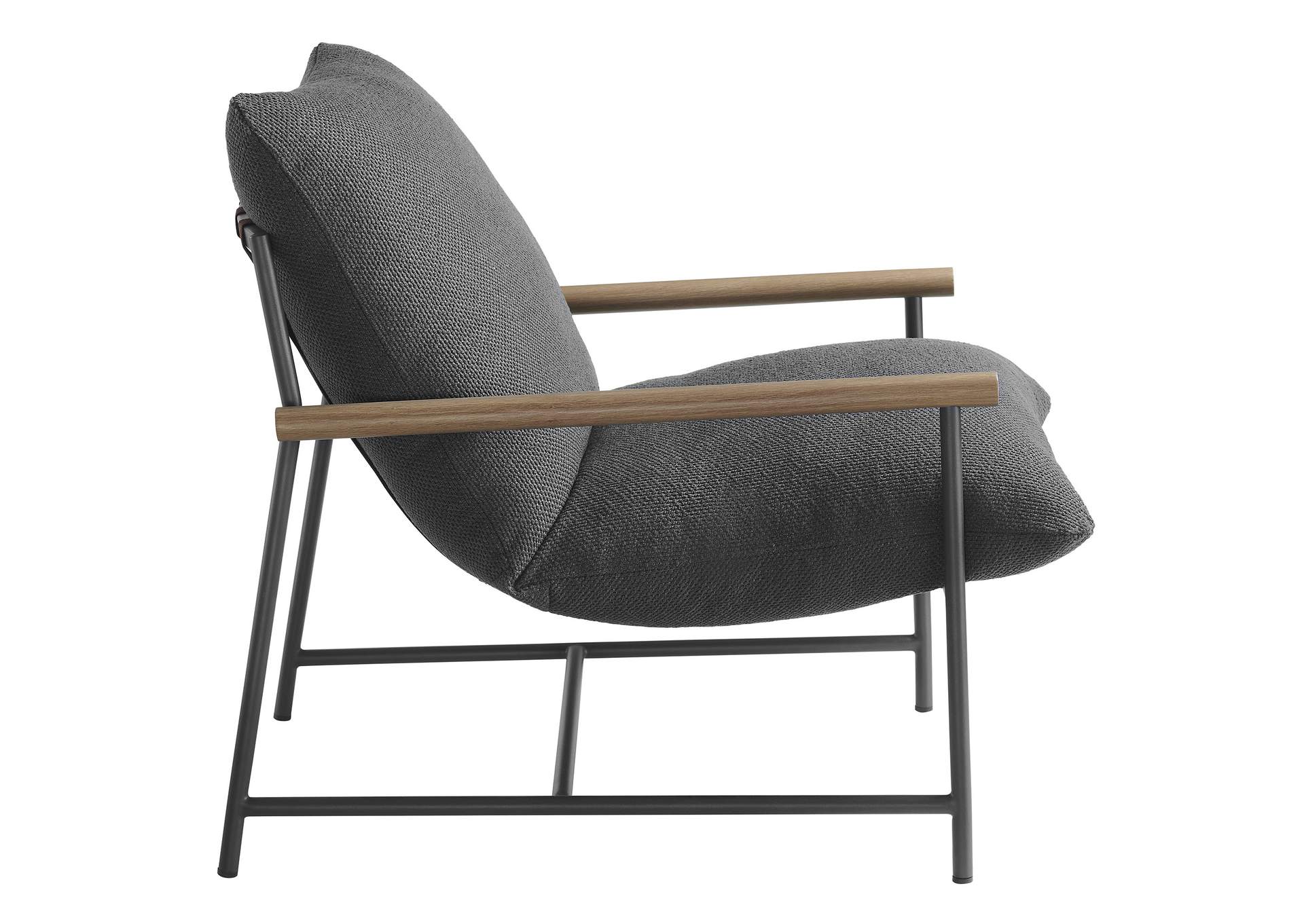 Raya Outdoor Patio Boucle Sling Lounge Chair By Modway image 5