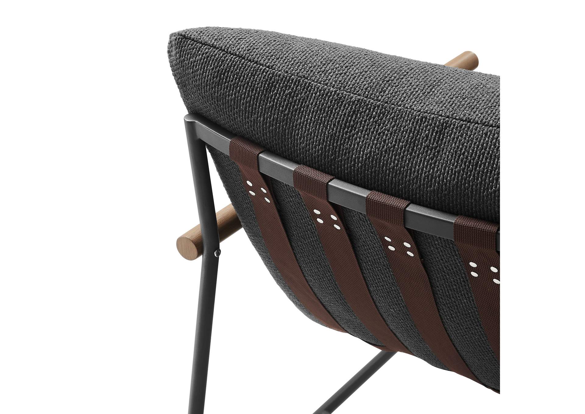 Raya Outdoor Patio Boucle Sling Lounge Chair By Modway image 8