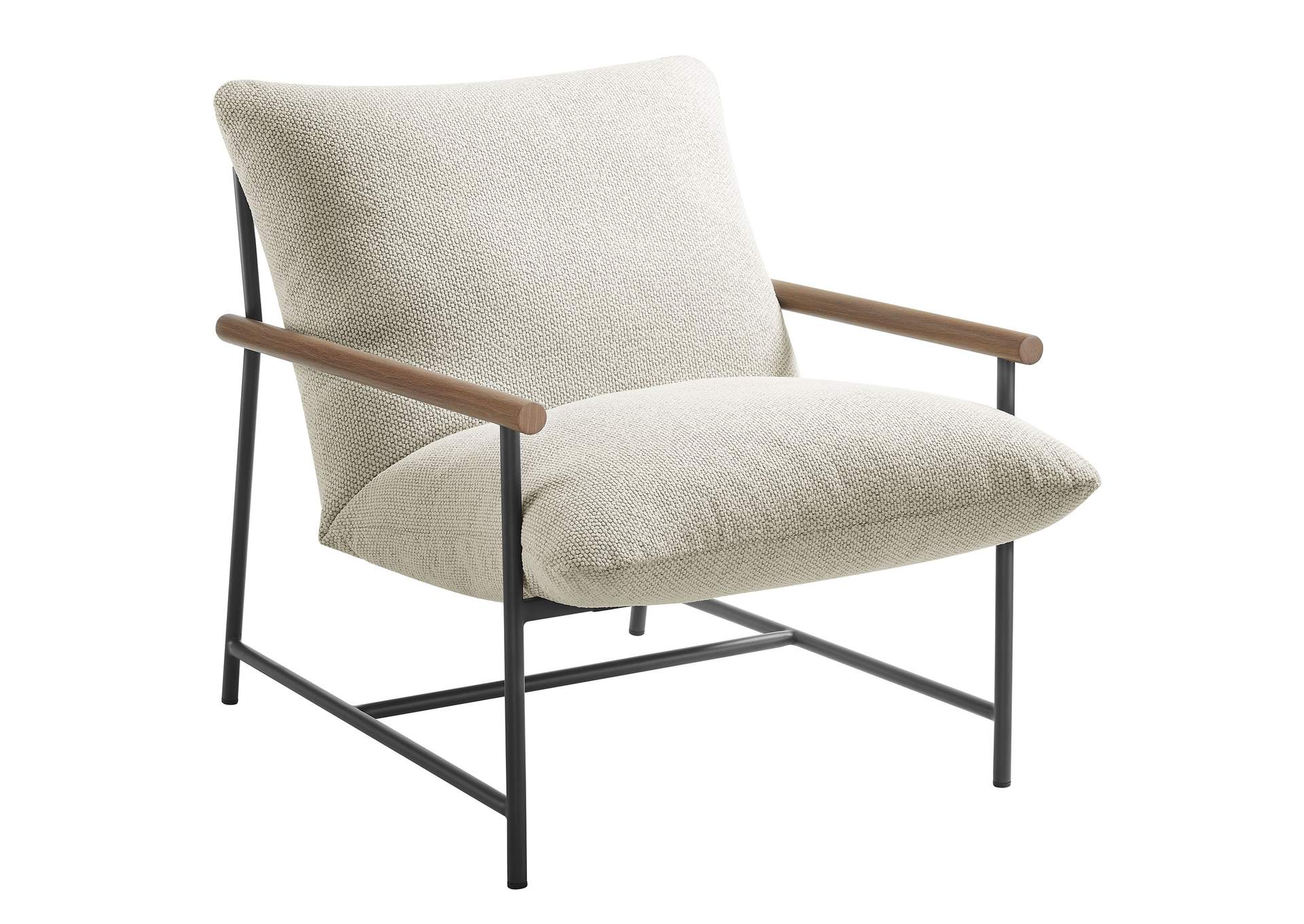 Raya Outdoor Patio Boucle Sling Lounge Chair By Modway image 1