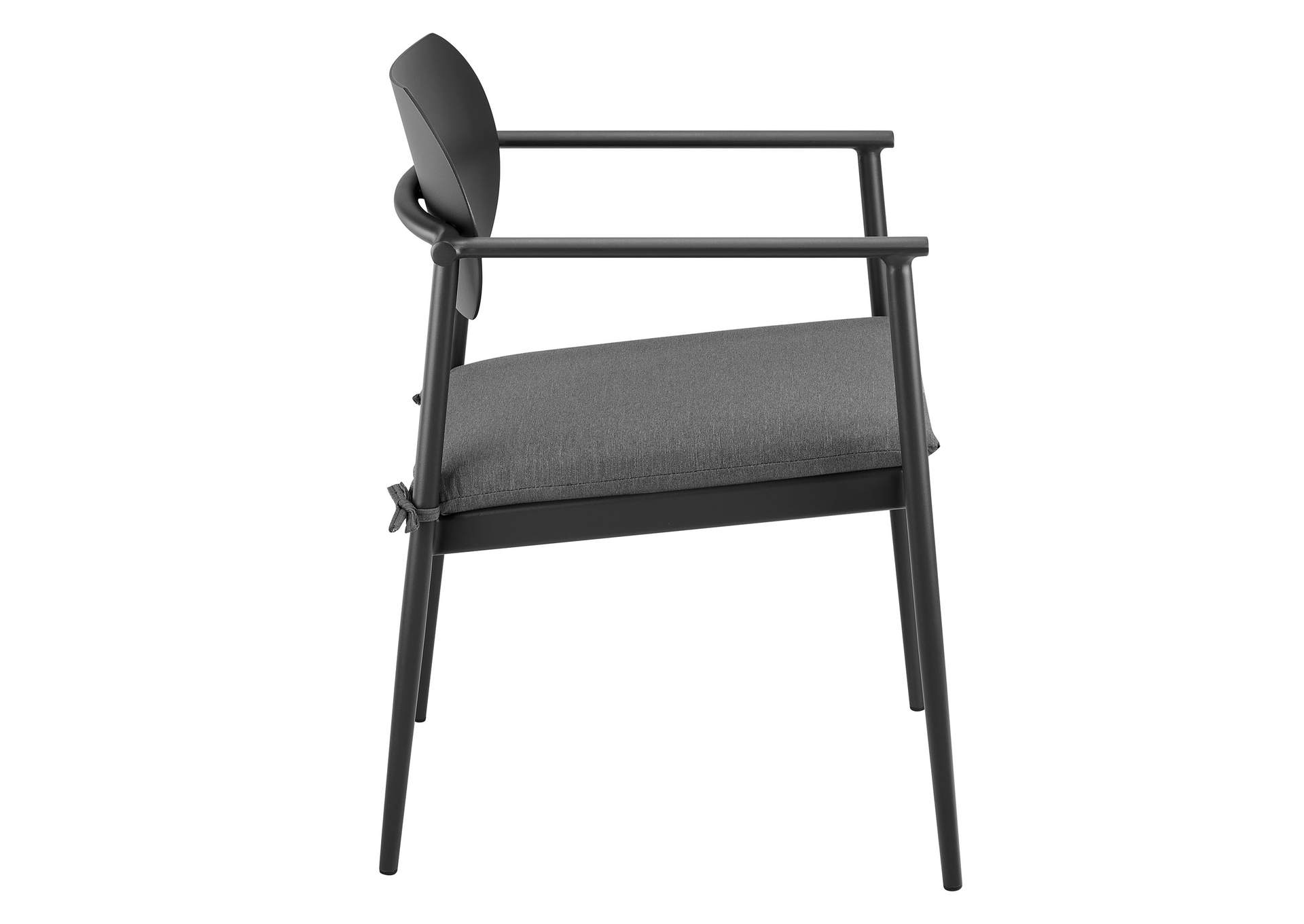 Aeris Stackable Outdoor Patio Aluminum Dining Armchair Set Of 2 By Modway image 6