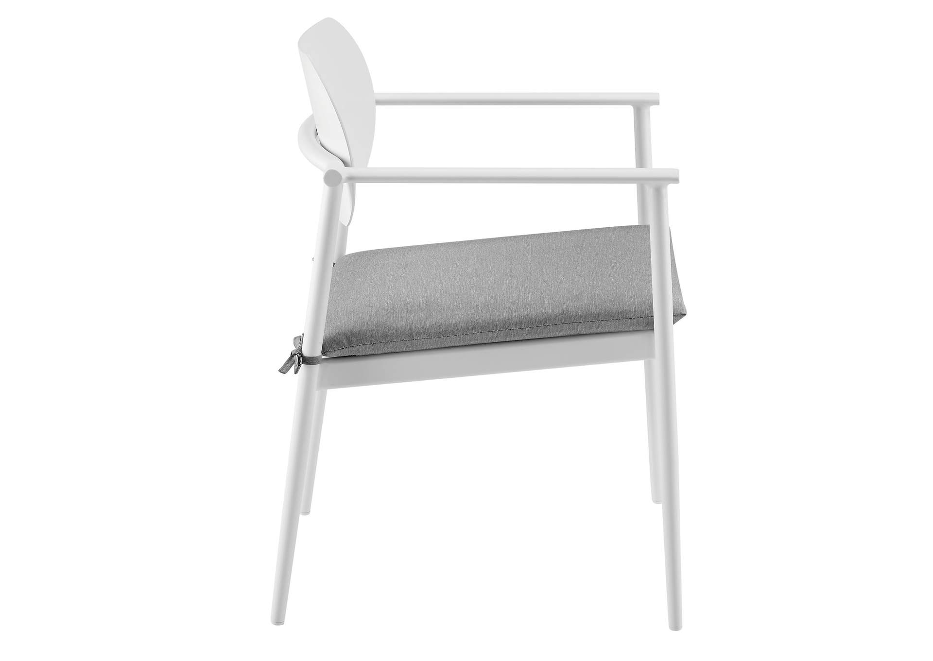 Aeris Stackable Outdoor Patio Aluminum Dining Armchair Set Of 2 By Modway image 6
