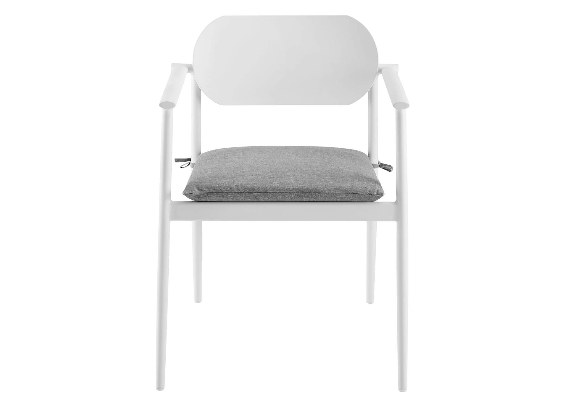 Aeris Stackable Outdoor Patio Aluminum Dining Armchair Set Of 2 By Modway image 8