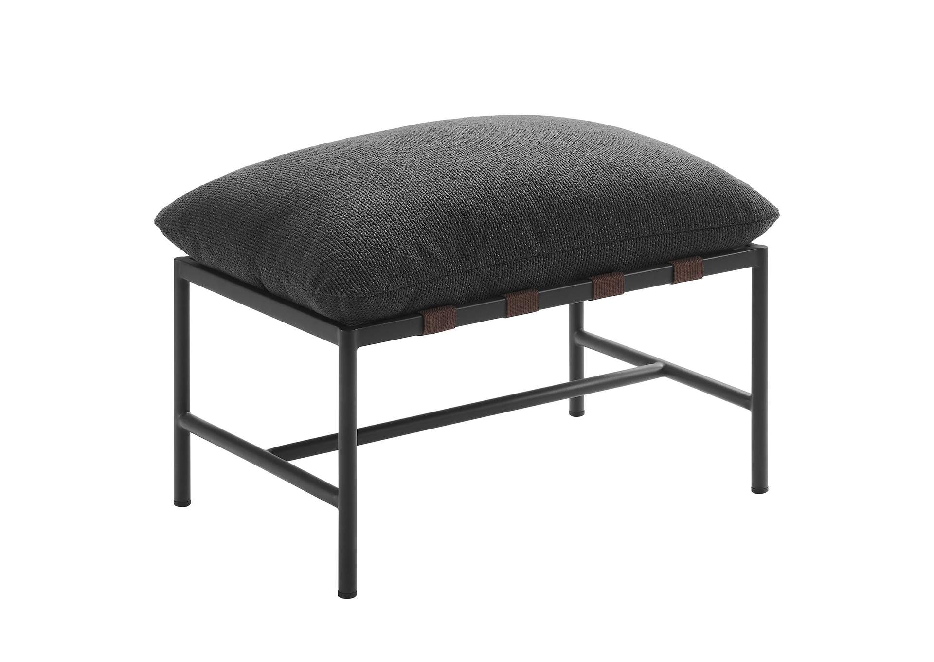 Raya Outdoor Patio Boucle Ottoman By Modway image 1