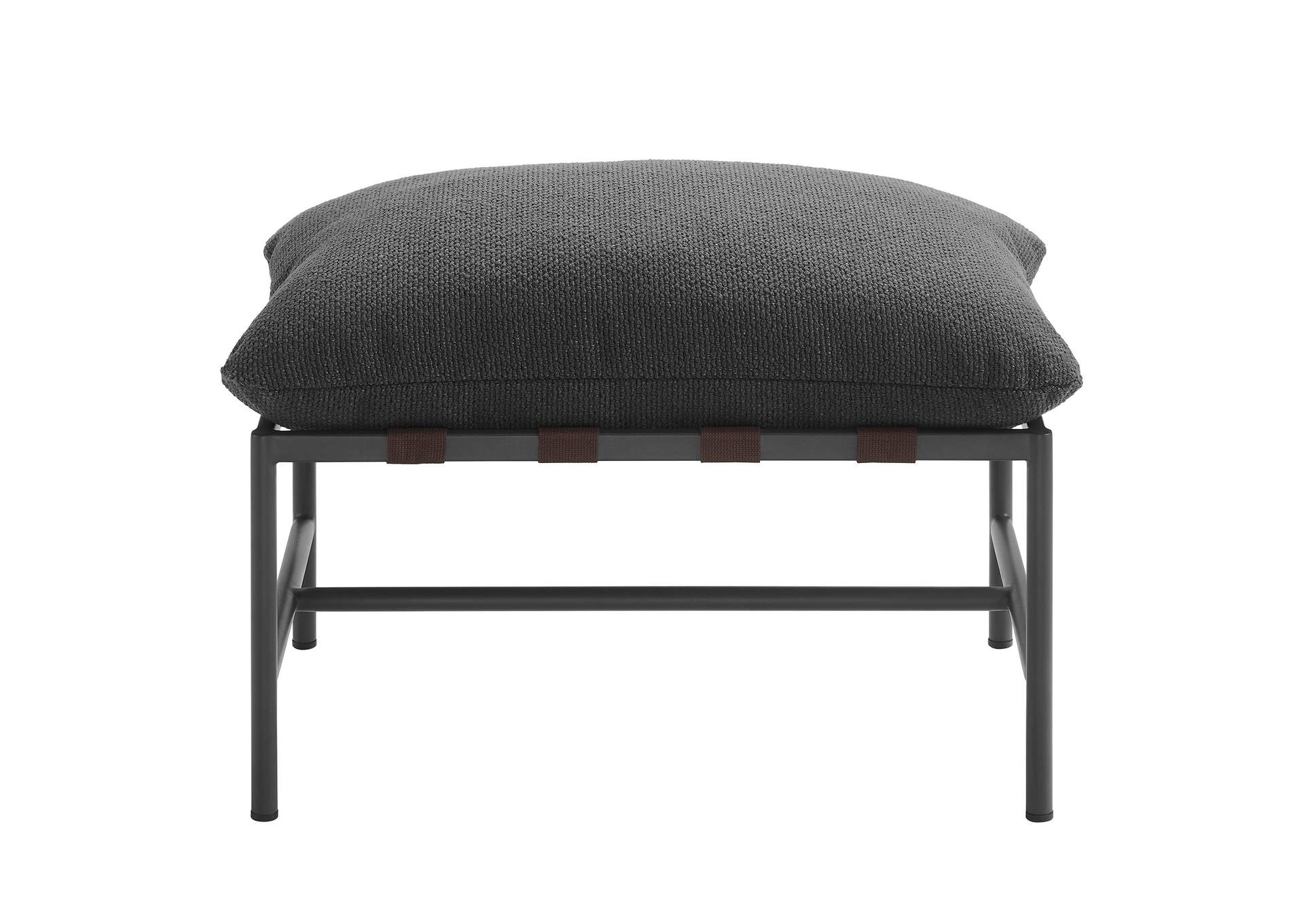 Raya Outdoor Patio Boucle Ottoman By Modway image 6