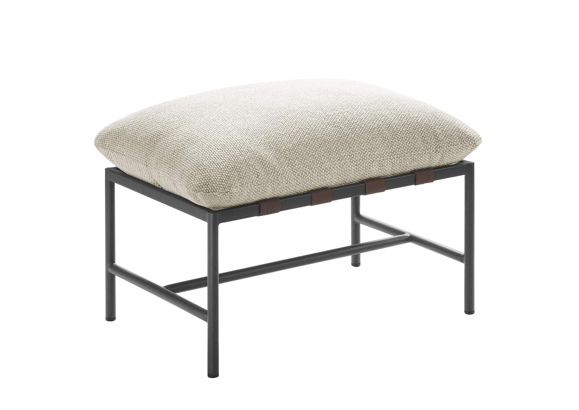 Raya Outdoor Patio Boucle Ottoman By Modway image 1