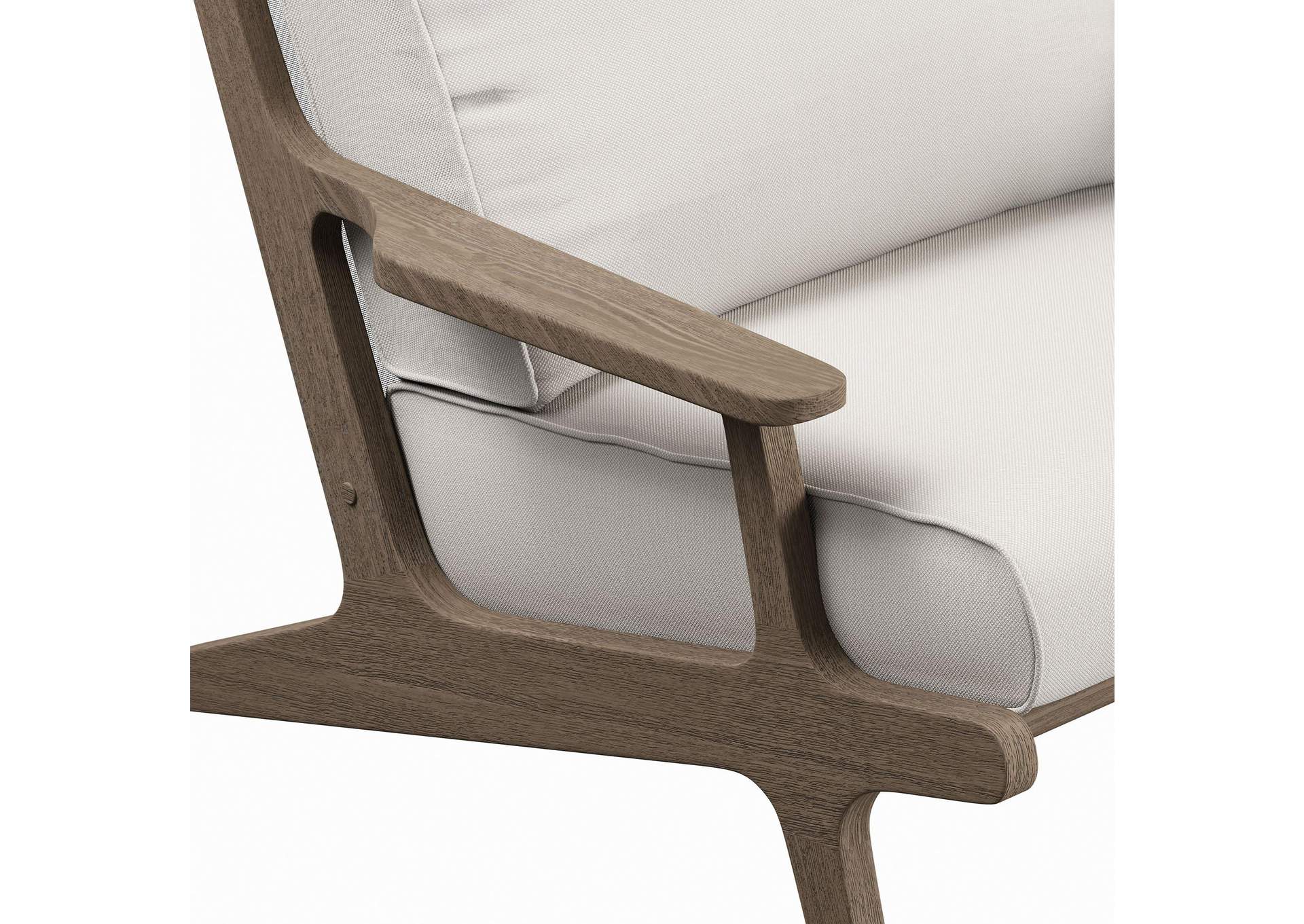 Saratoga Outdoor Patio Teak Wood Armchair By Modway image 8