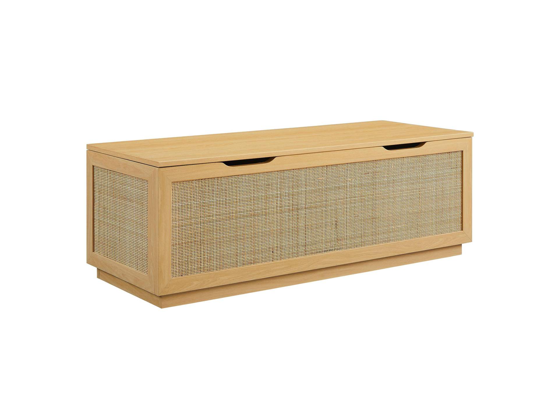 Soma 47" Rattan Storage Bench By Modway image 1