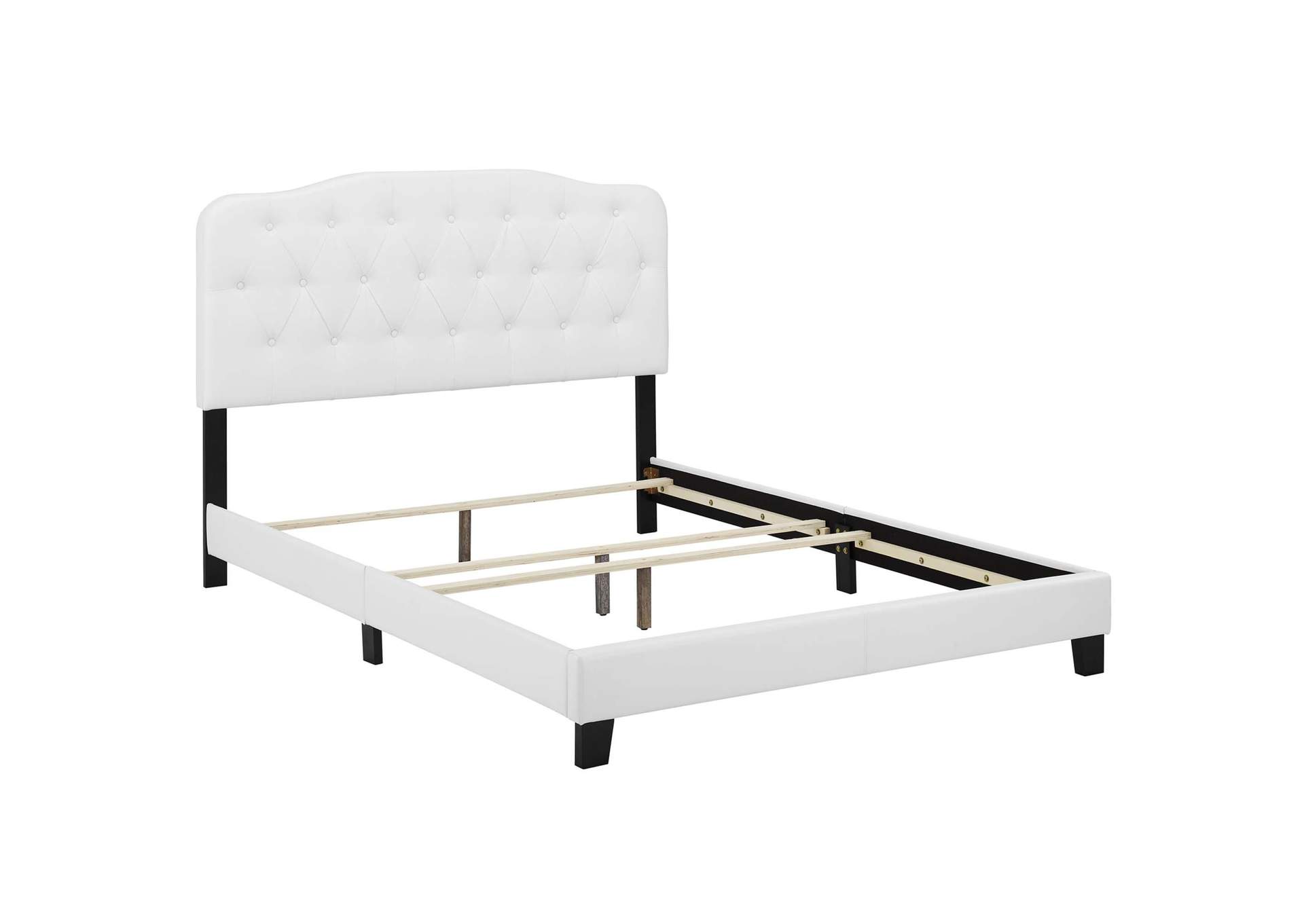 Amelia Full Faux Leather Bed image 3