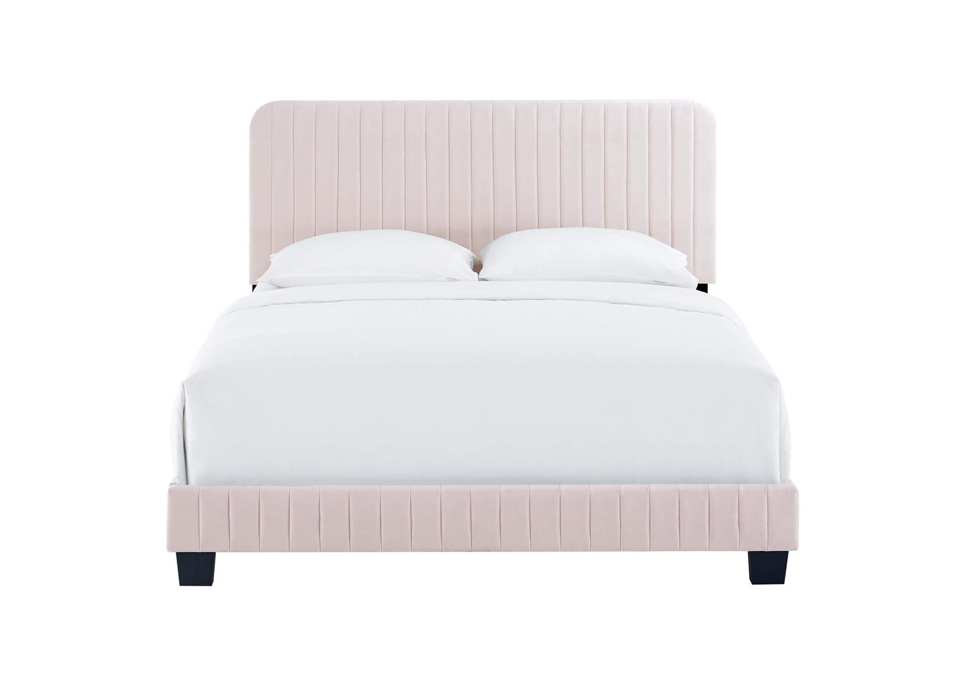 Celine Channel Tufted Performance Velvet Queen Bed image 6