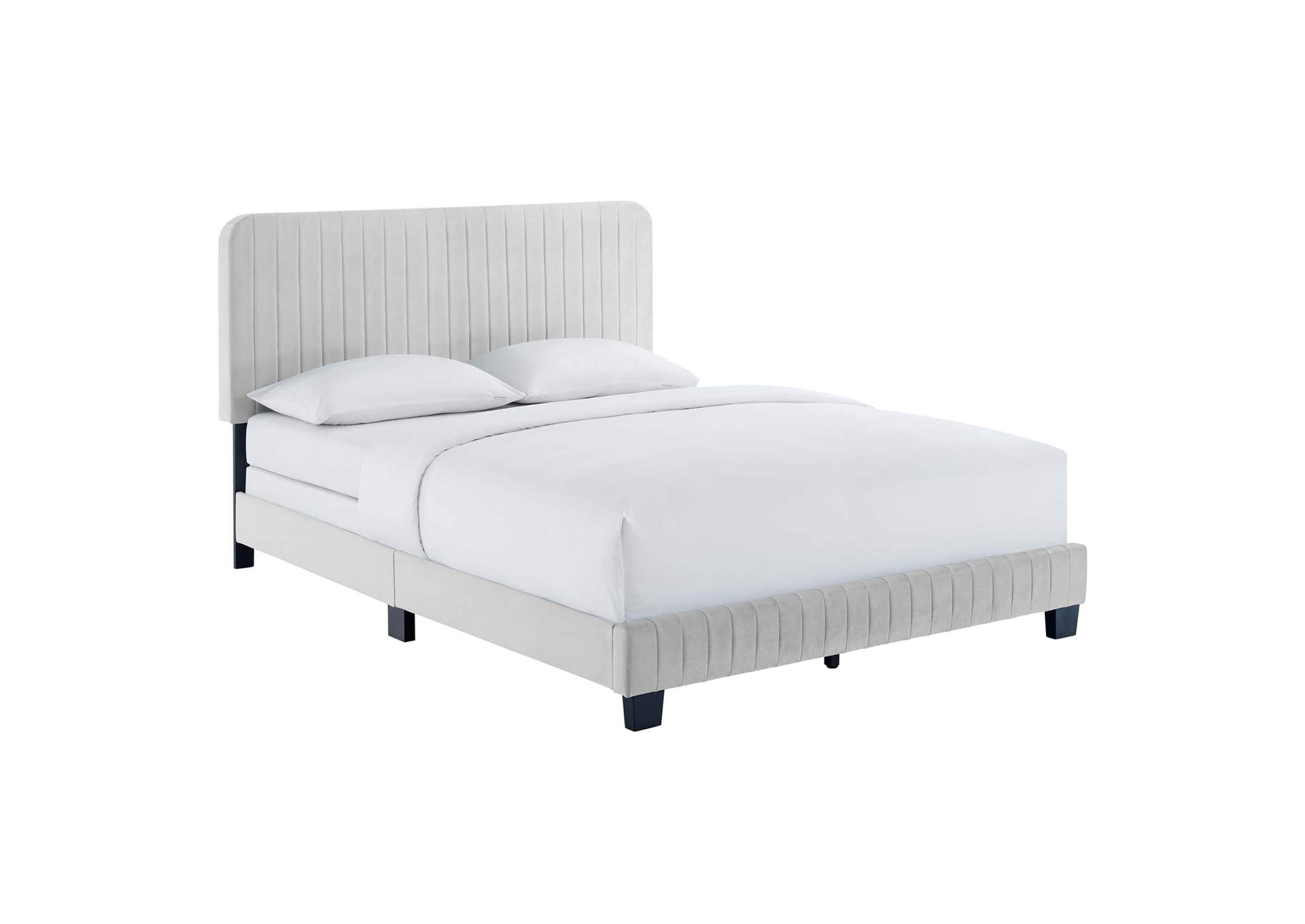 Celine Channel Tufted Performance Velvet Full Bed By Modway image 1