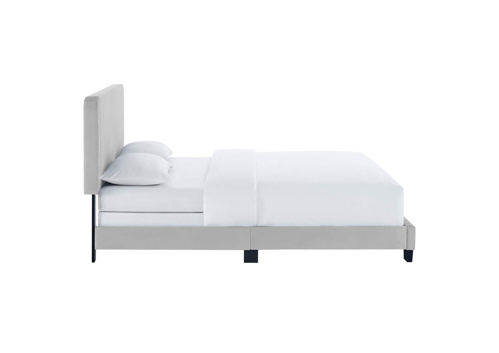 Celine Channel Tufted Performance Velvet Full Bed image 5